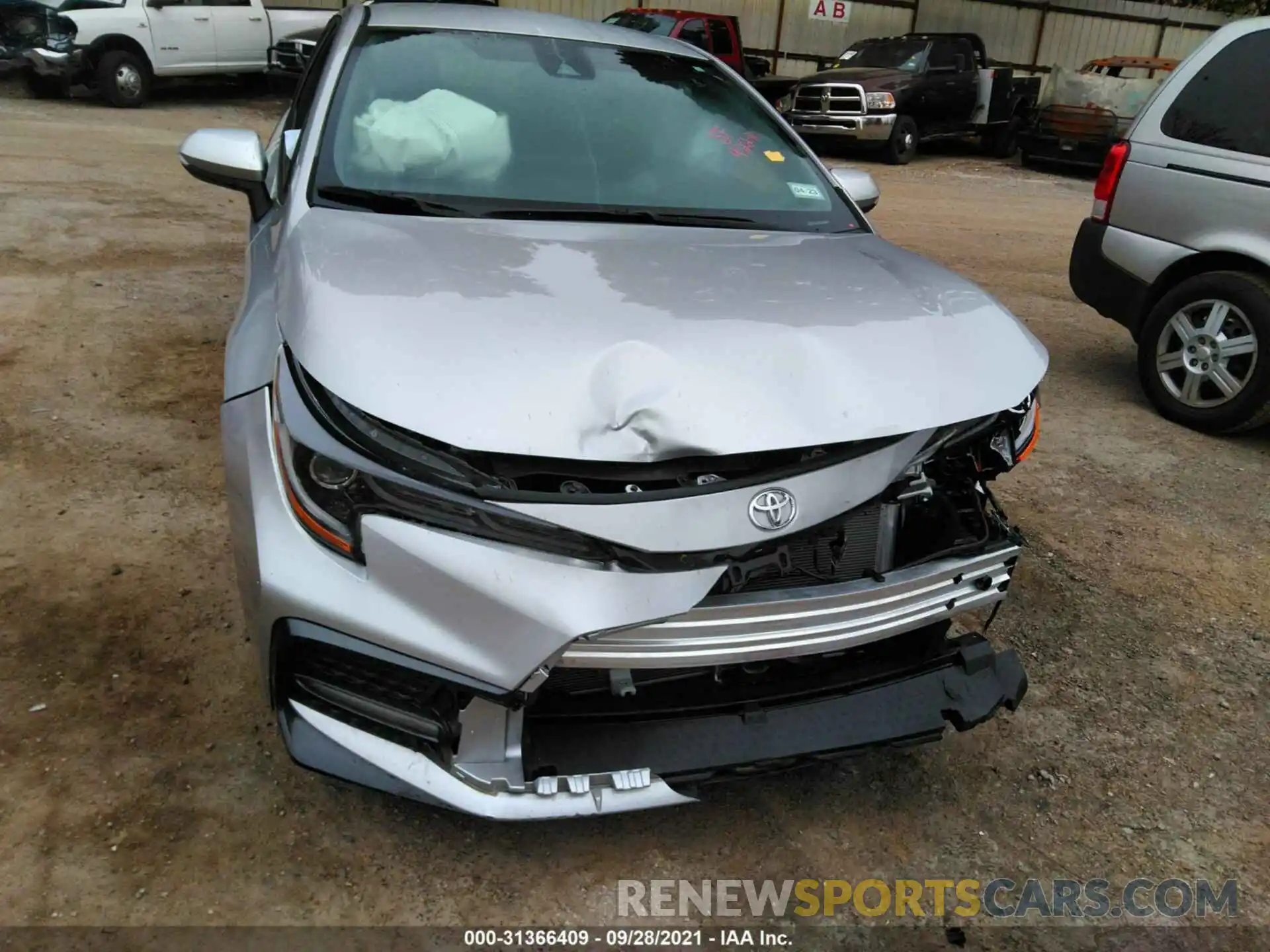 6 Photograph of a damaged car JTDS4MCE5MJ074168 TOYOTA COROLLA 2021