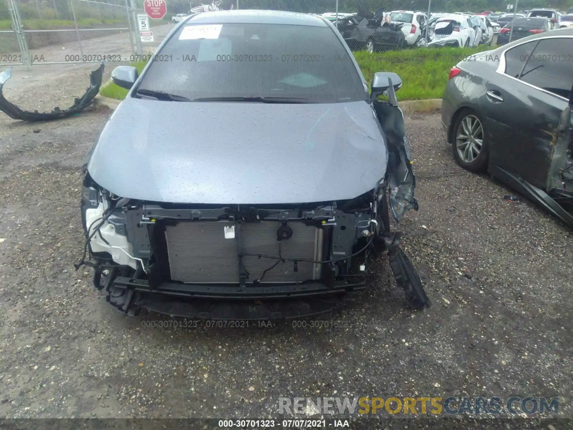 6 Photograph of a damaged car JTDS4MCE5MJ074865 TOYOTA COROLLA 2021