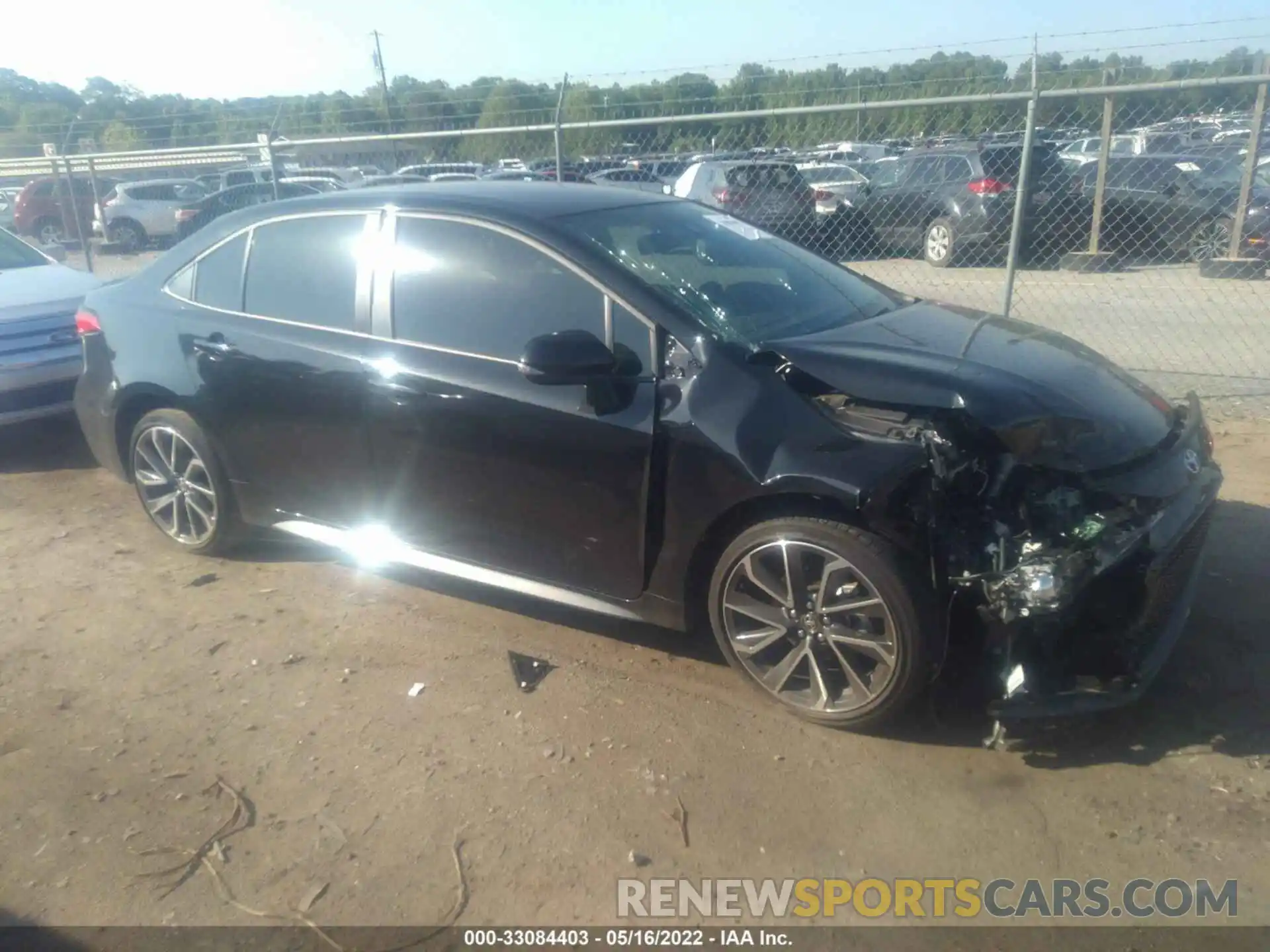 1 Photograph of a damaged car JTDS4MCE5MJ075014 TOYOTA COROLLA 2021