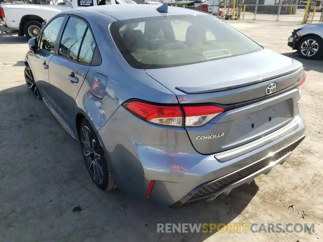 3 Photograph of a damaged car JTDS4MCE5MJ075160 TOYOTA COROLLA 2021