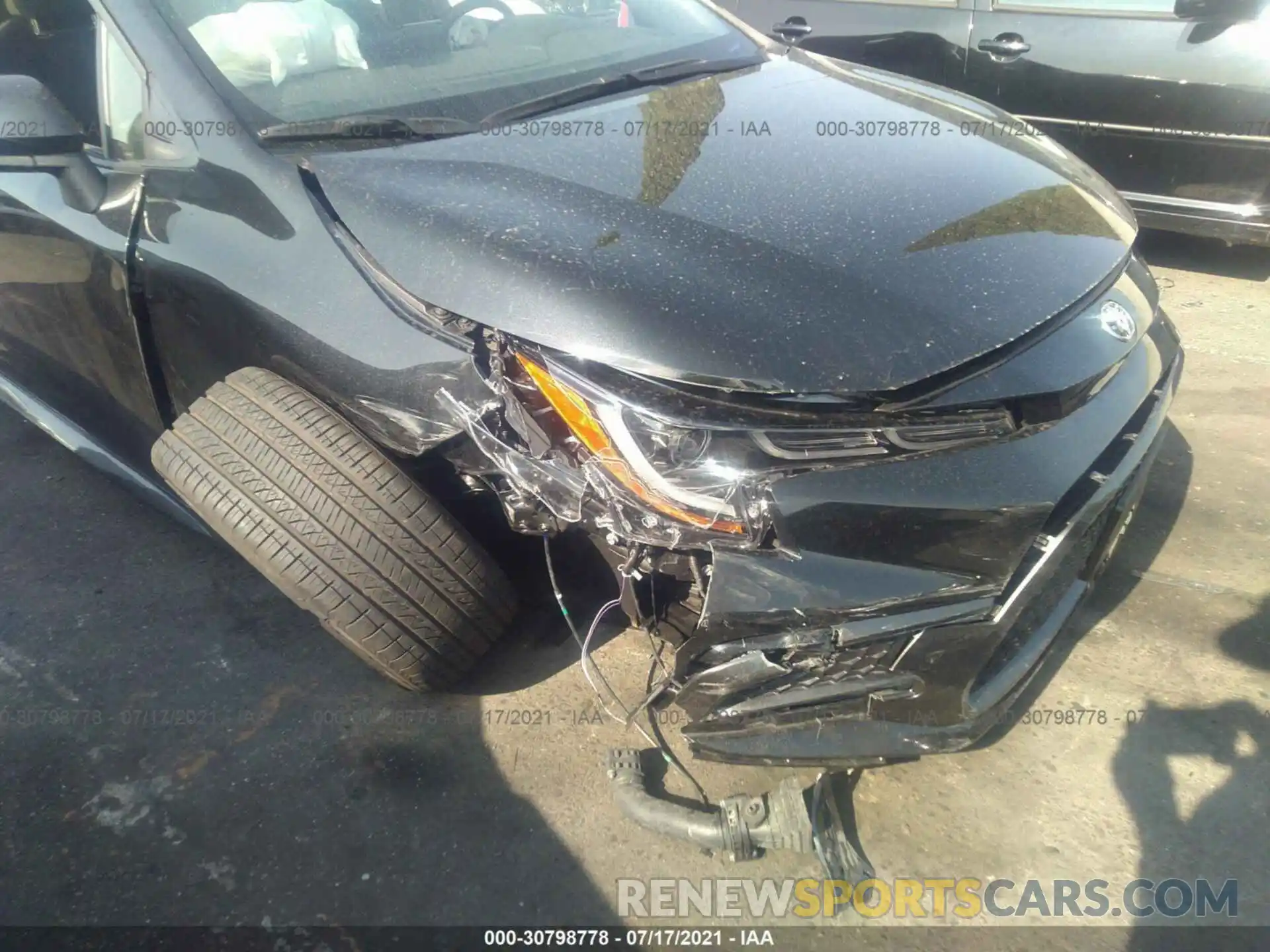 6 Photograph of a damaged car JTDS4MCE5MJ075482 TOYOTA COROLLA 2021