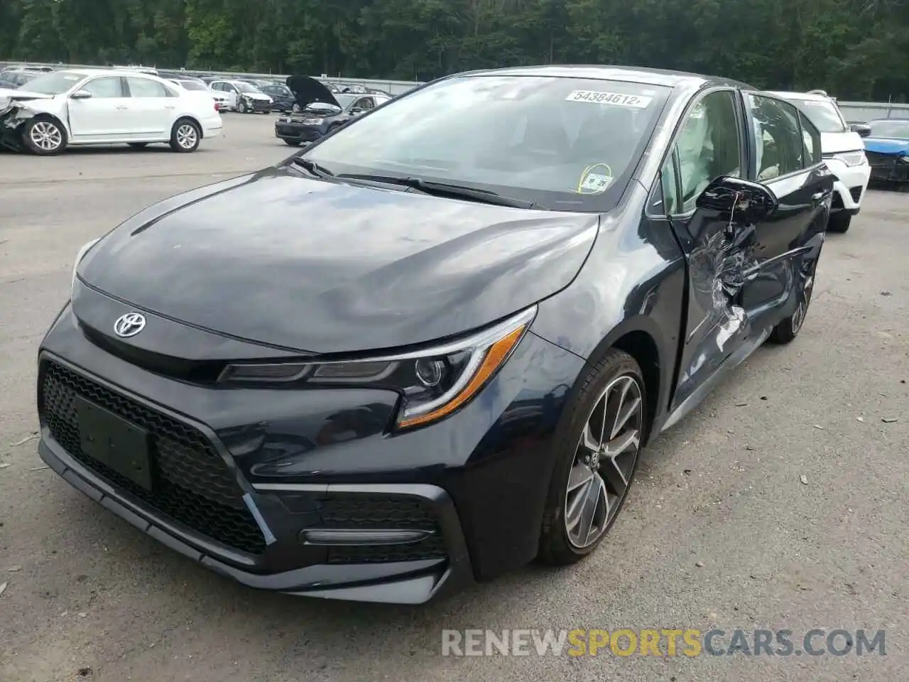 2 Photograph of a damaged car JTDS4MCE5MJ076244 TOYOTA COROLLA 2021