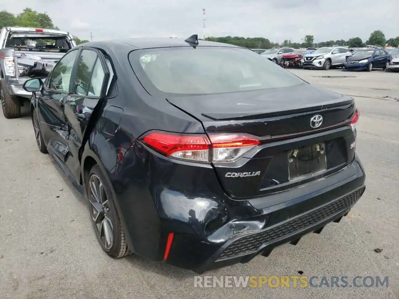 3 Photograph of a damaged car JTDS4MCE5MJ076244 TOYOTA COROLLA 2021