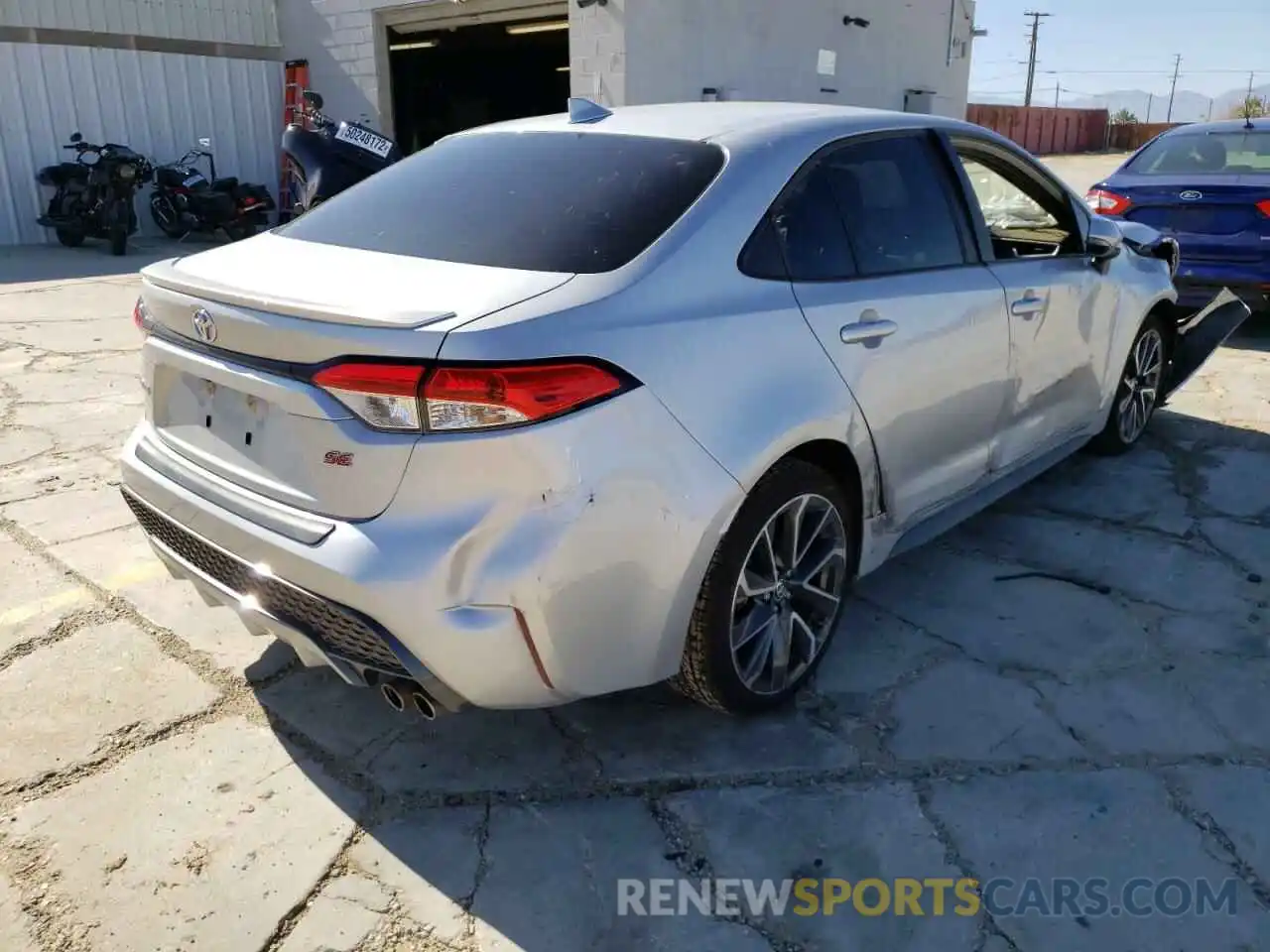 4 Photograph of a damaged car JTDS4MCE5MJ076518 TOYOTA COROLLA 2021