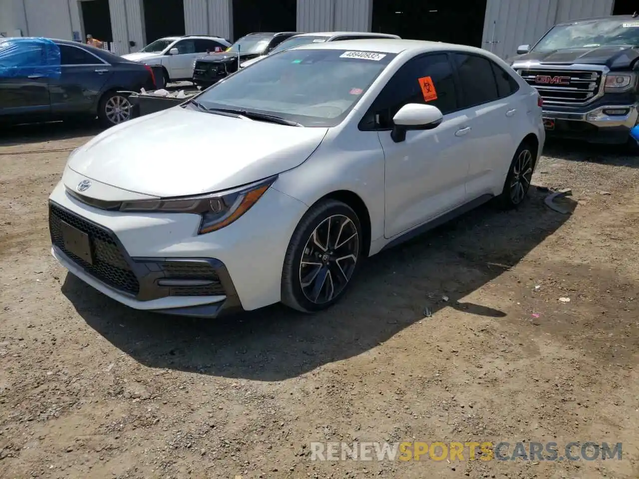 2 Photograph of a damaged car JTDS4MCE5MJ079595 TOYOTA COROLLA 2021