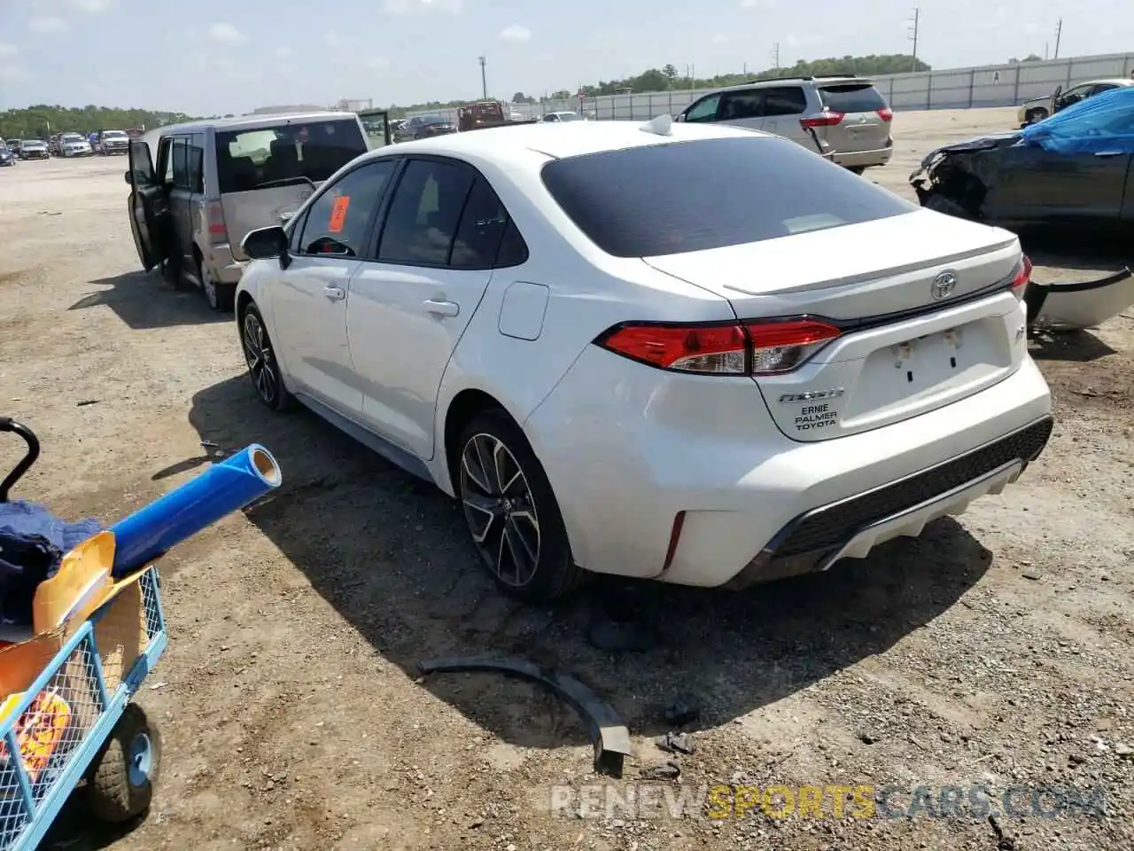 3 Photograph of a damaged car JTDS4MCE5MJ079595 TOYOTA COROLLA 2021