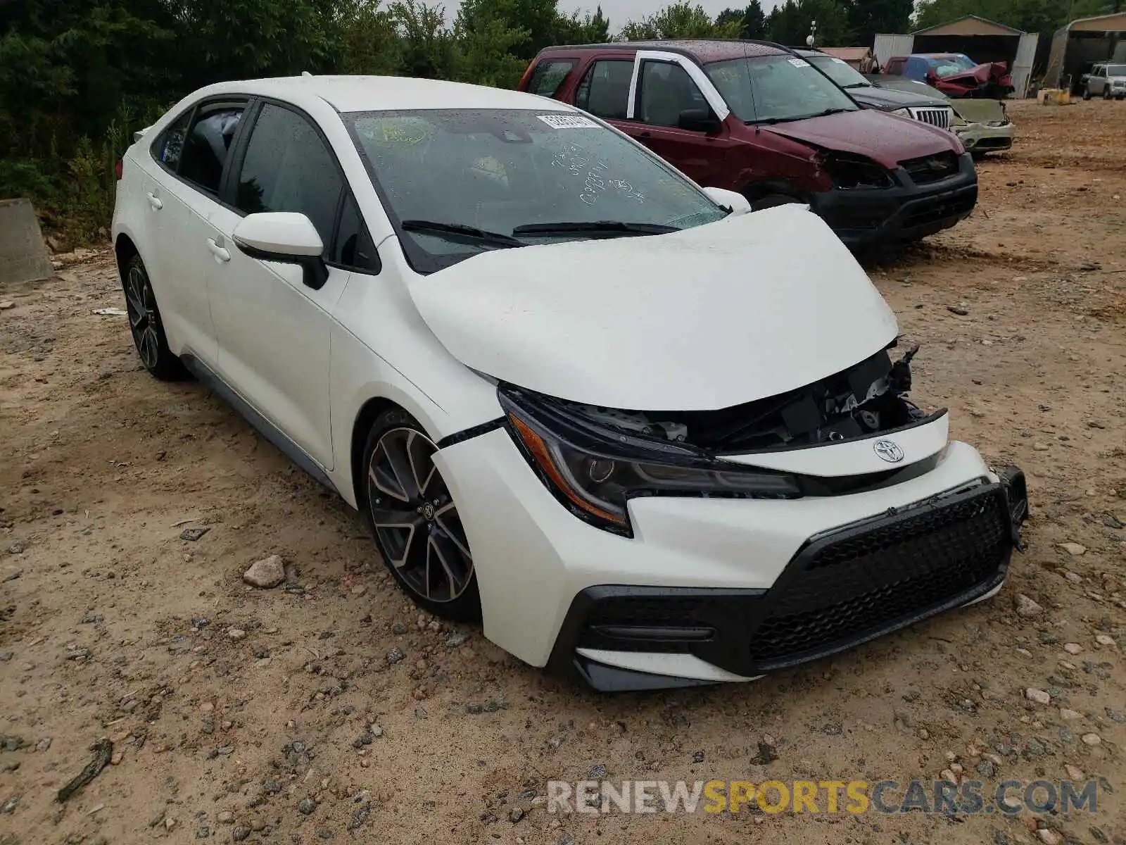 1 Photograph of a damaged car JTDS4MCE5MJ079905 TOYOTA COROLLA 2021