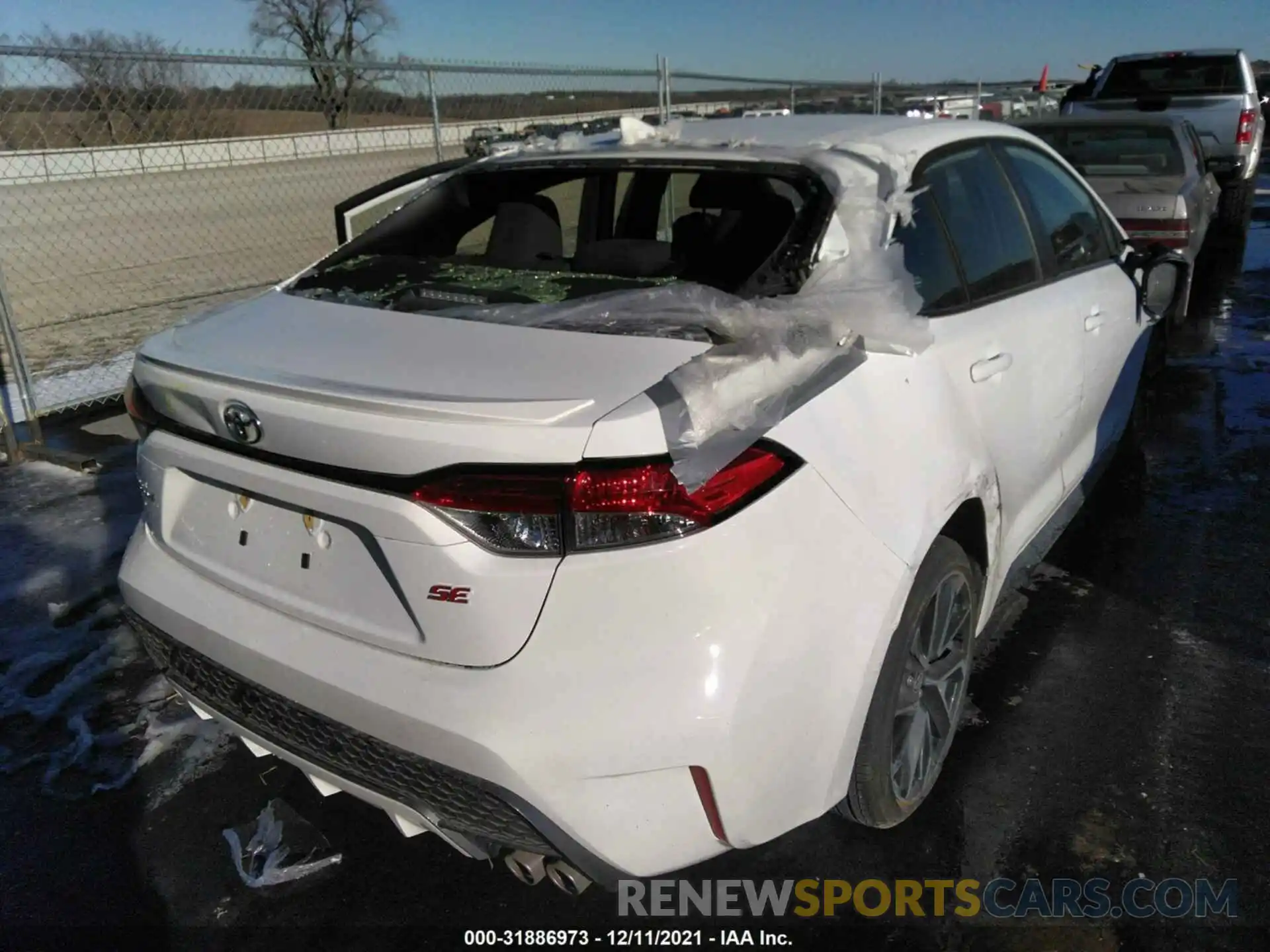 6 Photograph of a damaged car JTDS4MCE5MJ080164 TOYOTA COROLLA 2021