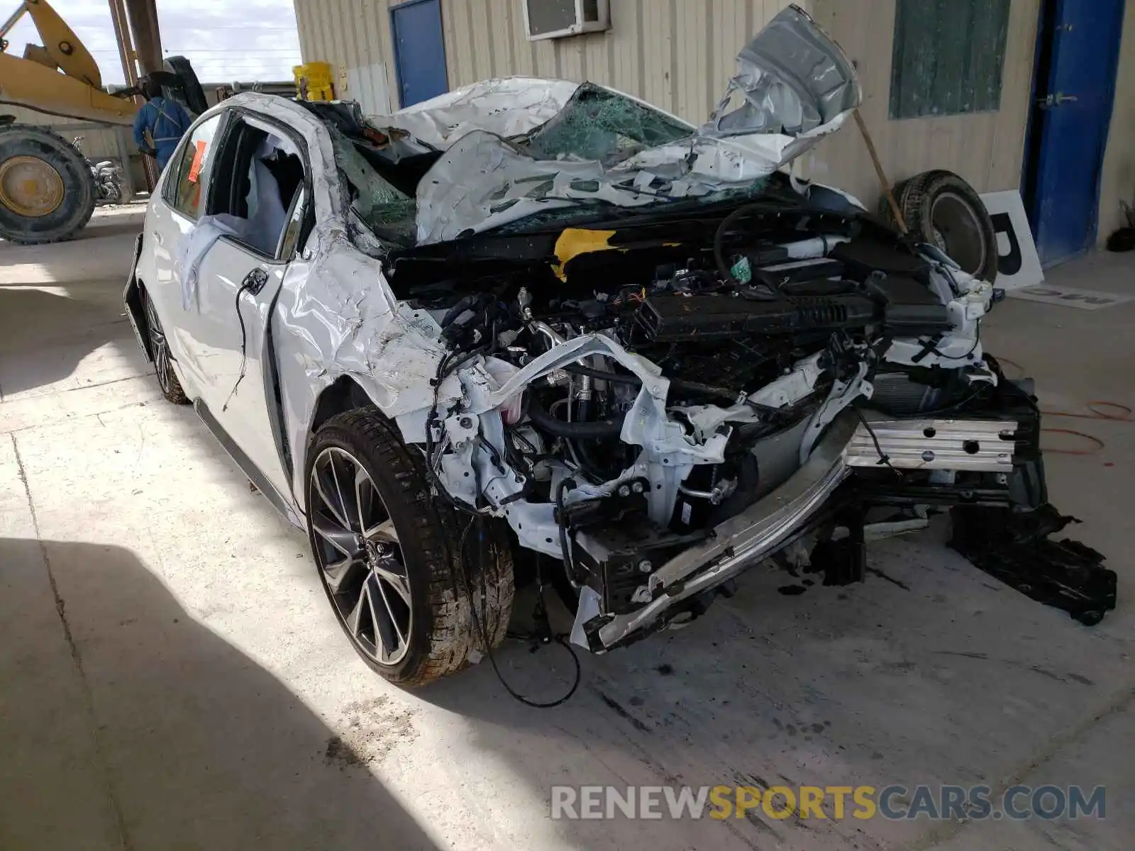 1 Photograph of a damaged car JTDS4MCE5MJ080858 TOYOTA COROLLA 2021