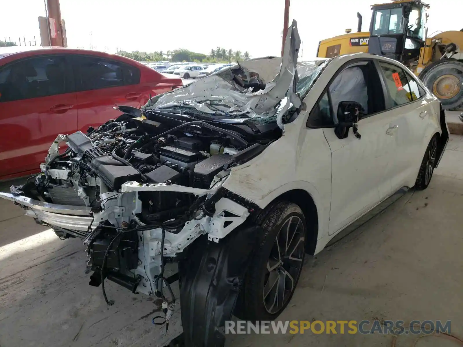 2 Photograph of a damaged car JTDS4MCE5MJ080858 TOYOTA COROLLA 2021