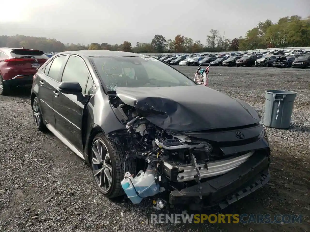 1 Photograph of a damaged car JTDS4MCE5MJ081010 TOYOTA COROLLA 2021