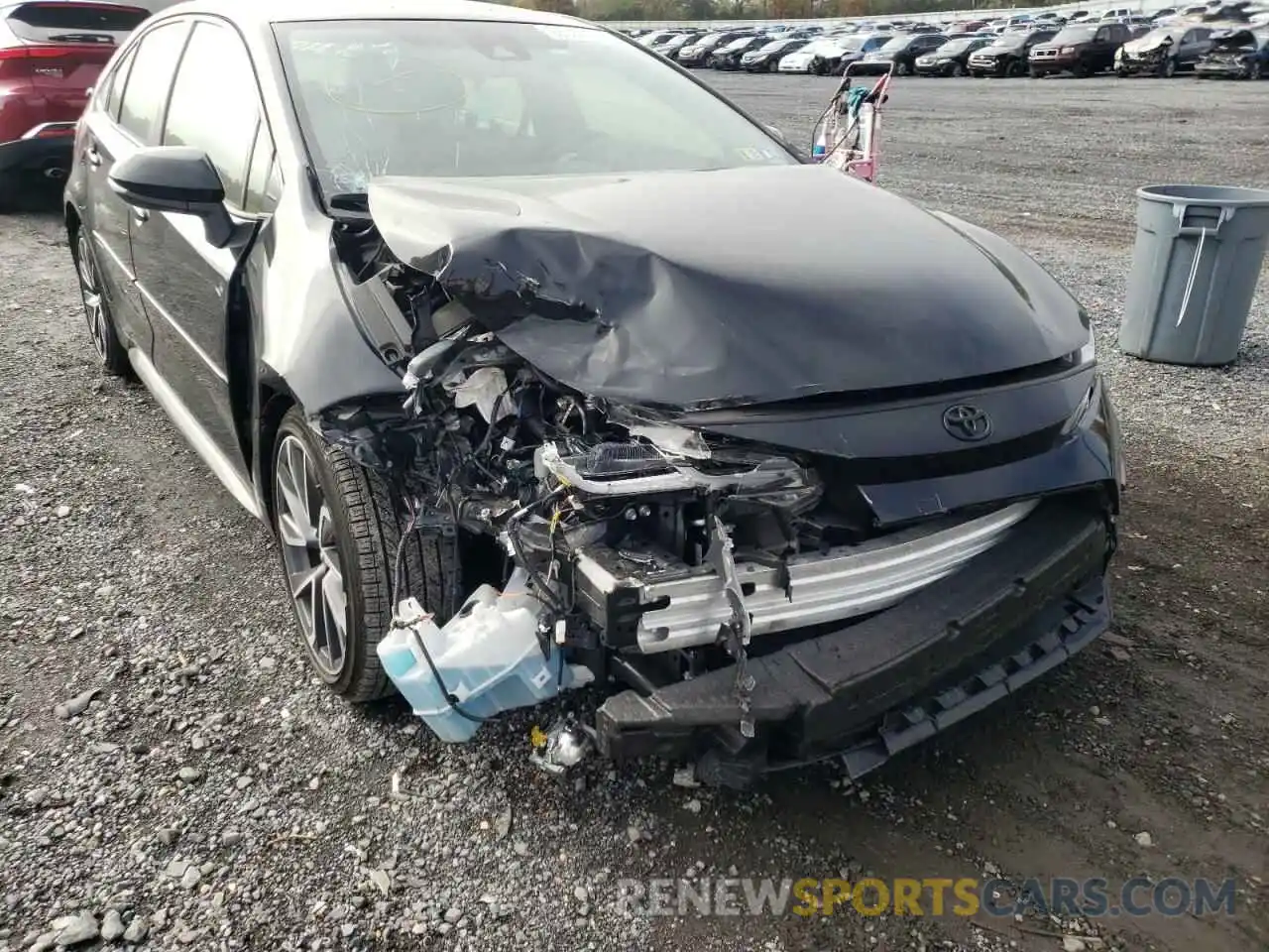 9 Photograph of a damaged car JTDS4MCE5MJ081010 TOYOTA COROLLA 2021