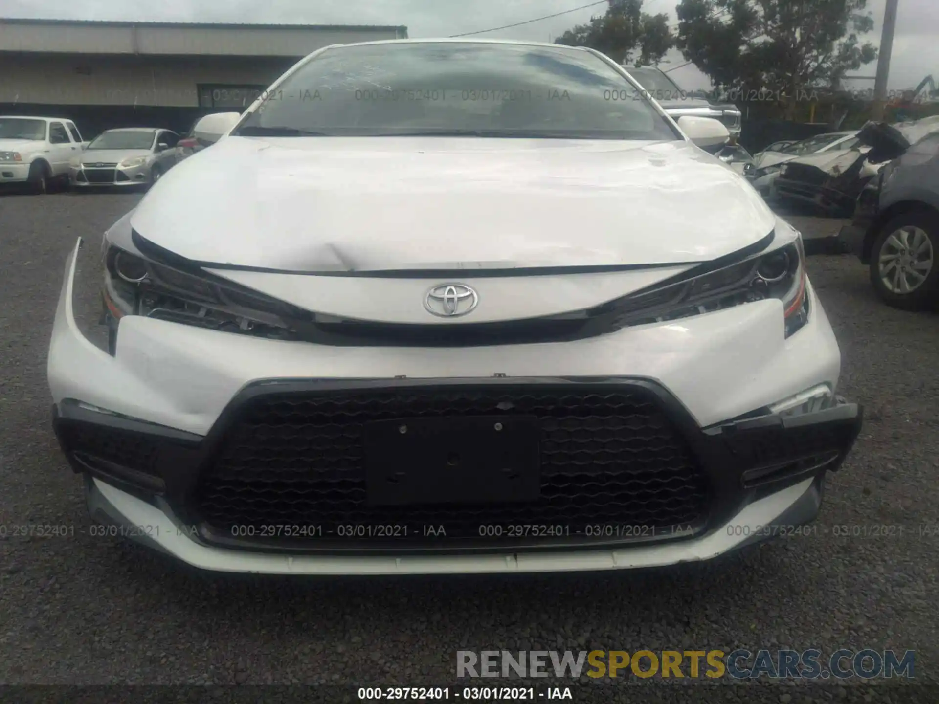 6 Photograph of a damaged car JTDS4MCE6MJ053796 TOYOTA COROLLA 2021