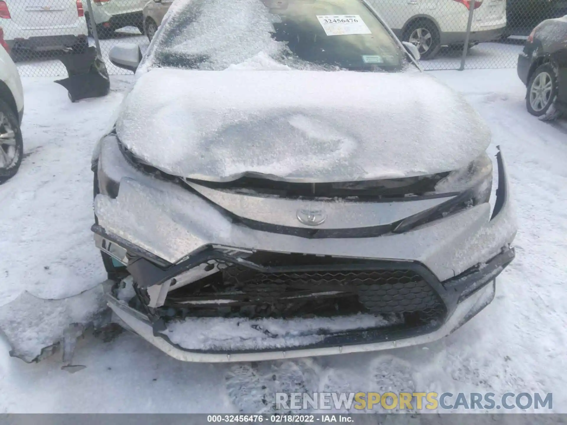 6 Photograph of a damaged car JTDS4MCE6MJ054625 TOYOTA COROLLA 2021