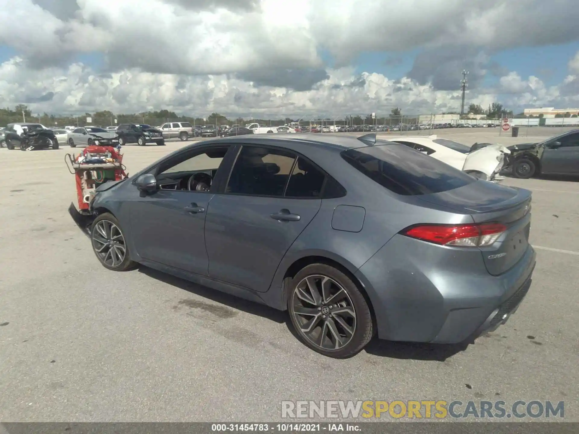 3 Photograph of a damaged car JTDS4MCE6MJ056164 TOYOTA COROLLA 2021