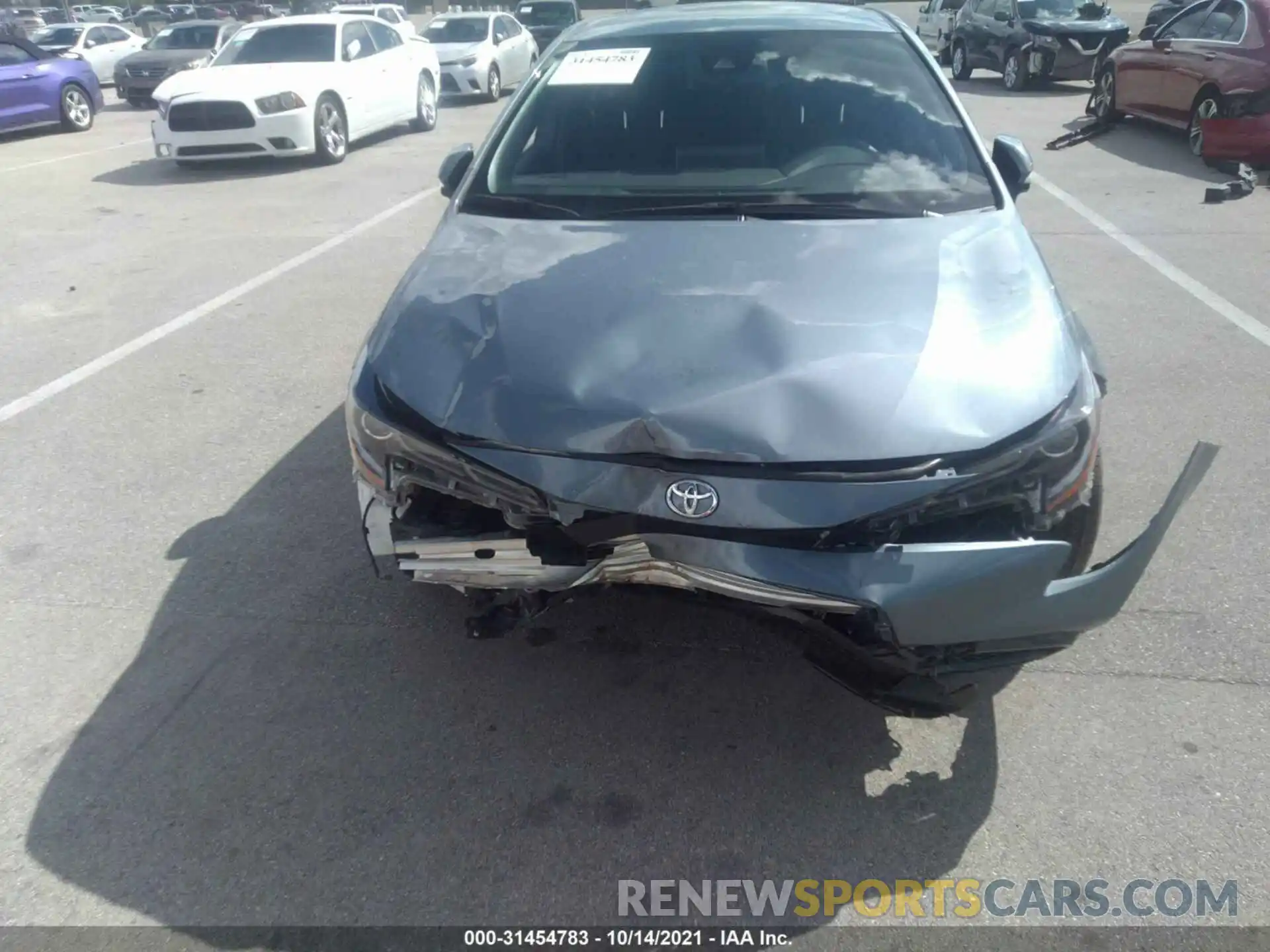 6 Photograph of a damaged car JTDS4MCE6MJ056164 TOYOTA COROLLA 2021