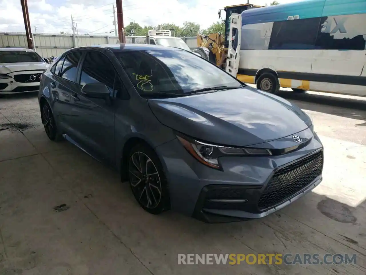 1 Photograph of a damaged car JTDS4MCE6MJ056326 TOYOTA COROLLA 2021