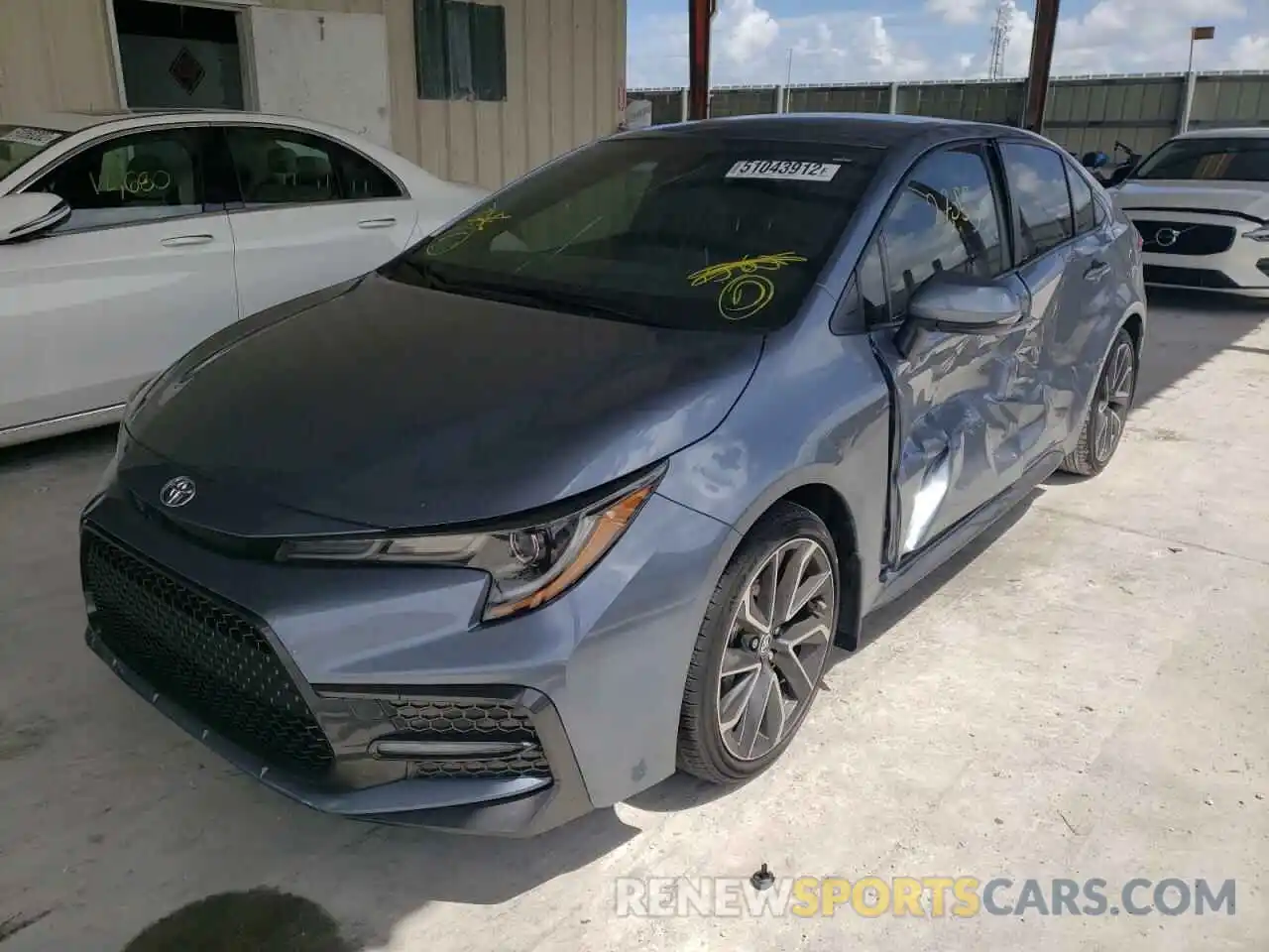 2 Photograph of a damaged car JTDS4MCE6MJ056326 TOYOTA COROLLA 2021