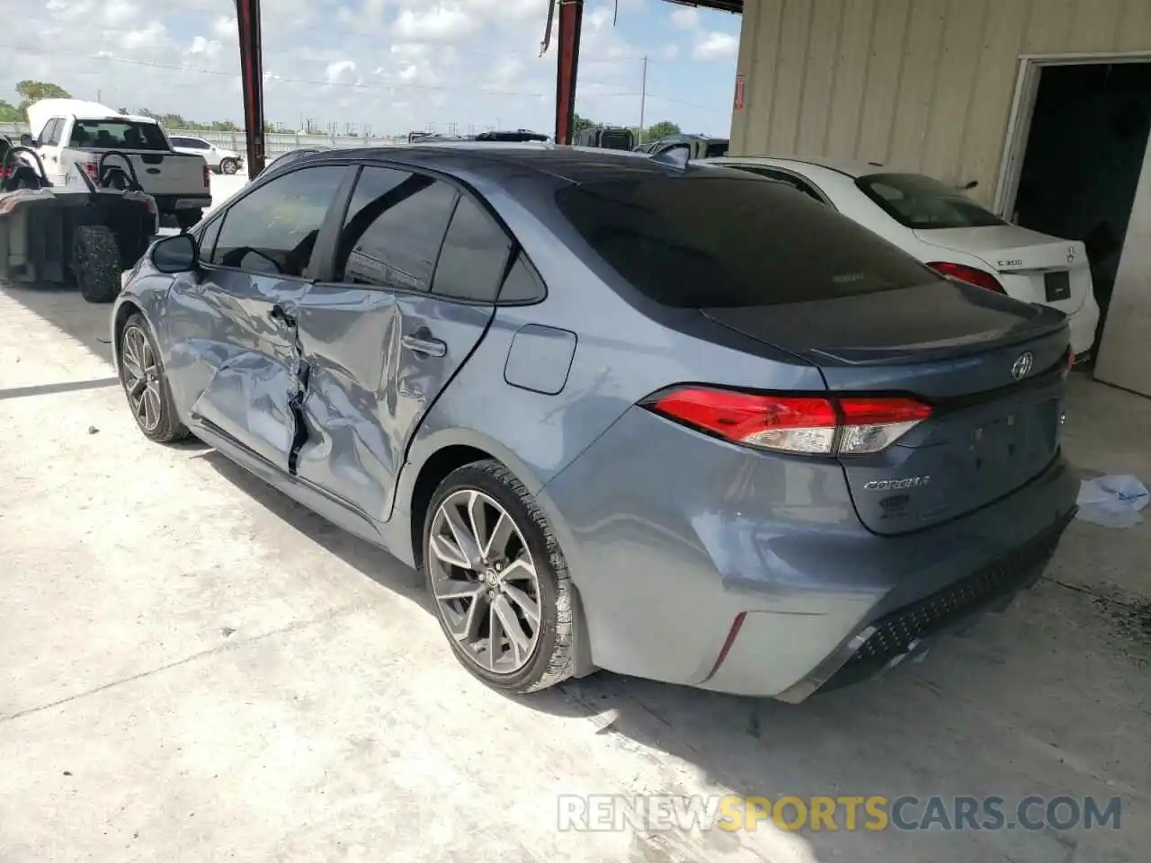 3 Photograph of a damaged car JTDS4MCE6MJ056326 TOYOTA COROLLA 2021