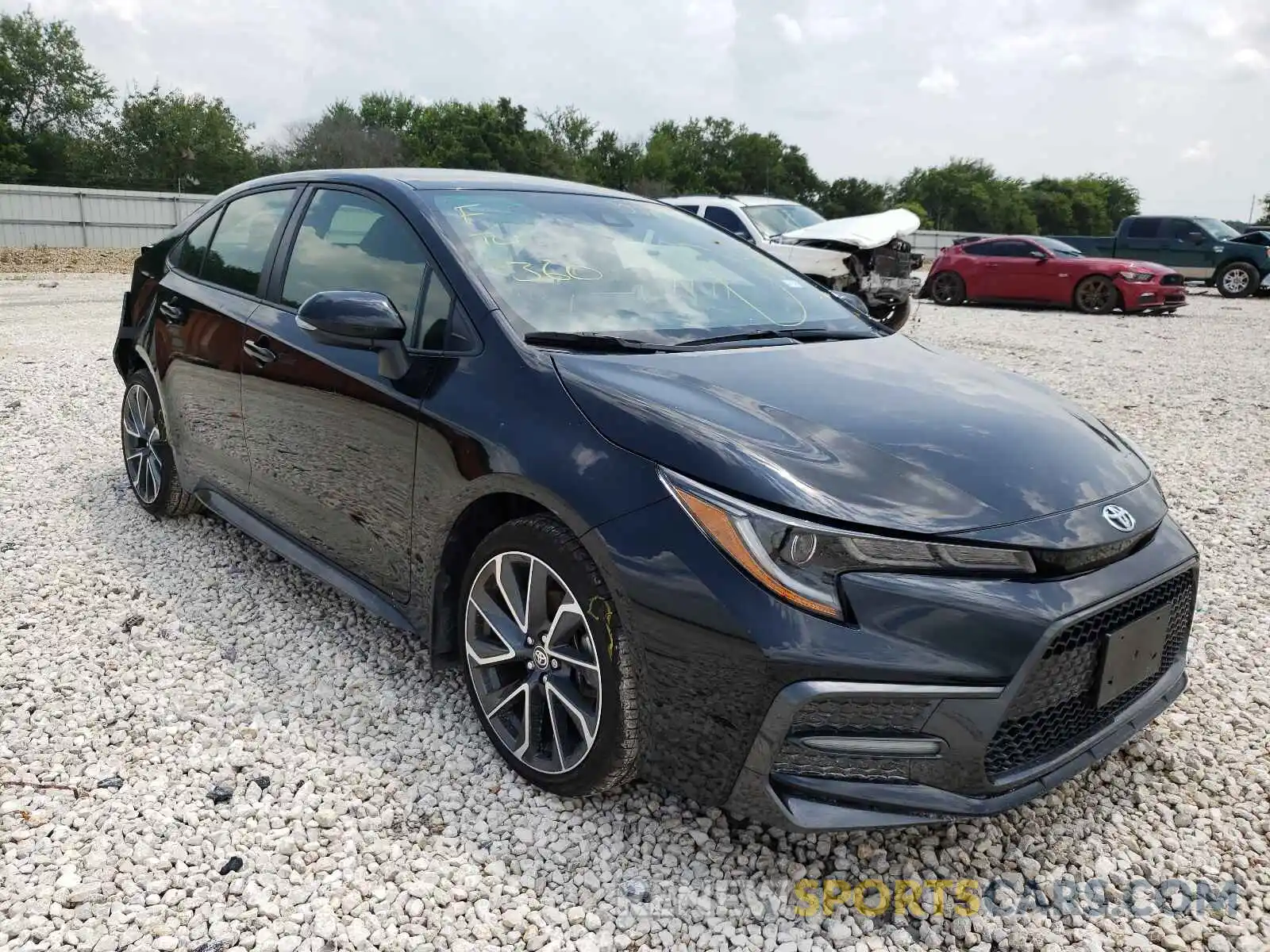 1 Photograph of a damaged car JTDS4MCE6MJ056889 TOYOTA COROLLA 2021