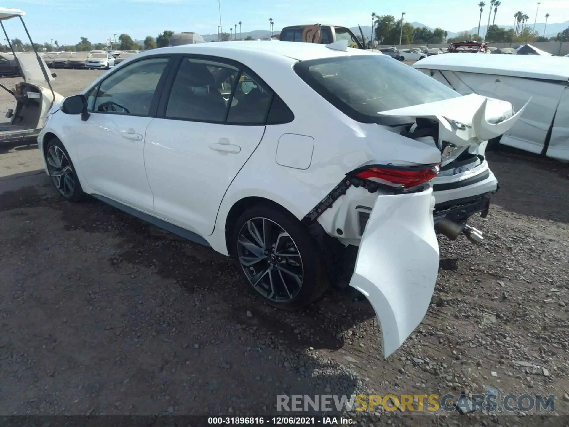 3 Photograph of a damaged car JTDS4MCE6MJ056973 TOYOTA COROLLA 2021