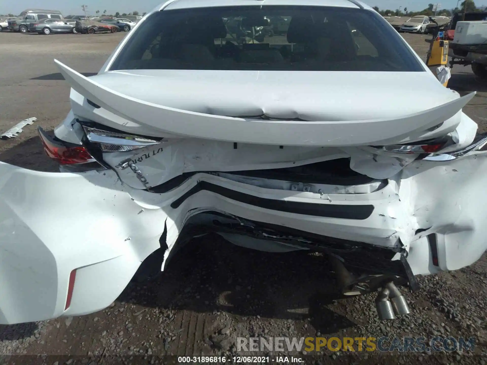 6 Photograph of a damaged car JTDS4MCE6MJ056973 TOYOTA COROLLA 2021