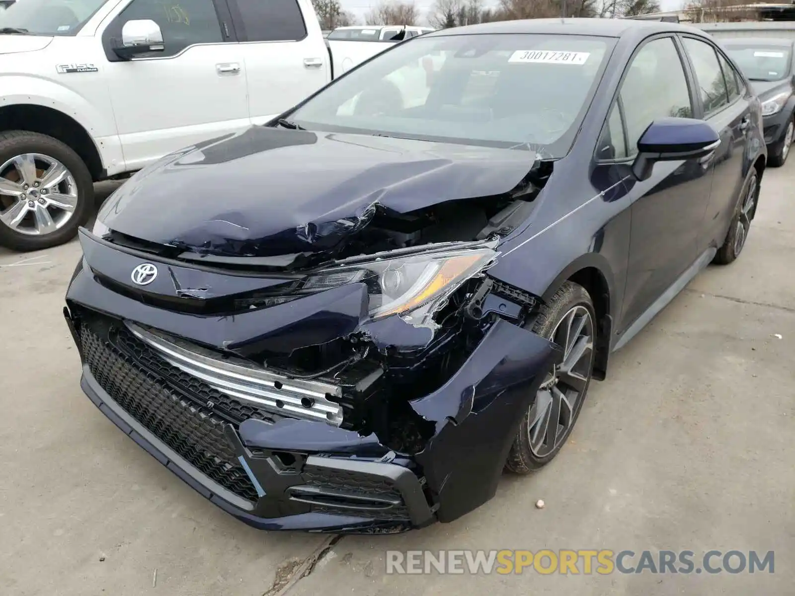 2 Photograph of a damaged car JTDS4MCE6MJ058769 TOYOTA COROLLA 2021