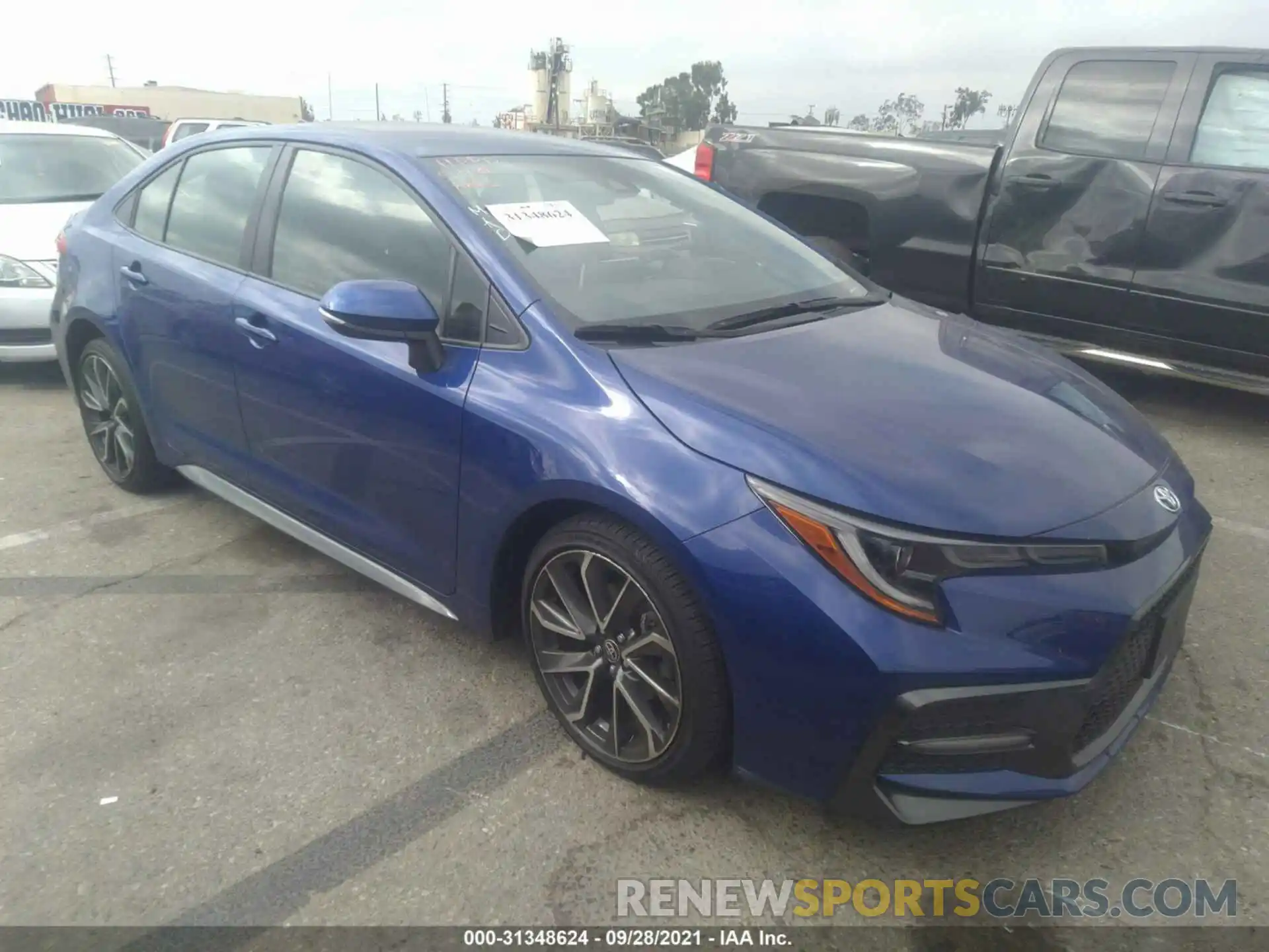 1 Photograph of a damaged car JTDS4MCE6MJ059551 TOYOTA COROLLA 2021