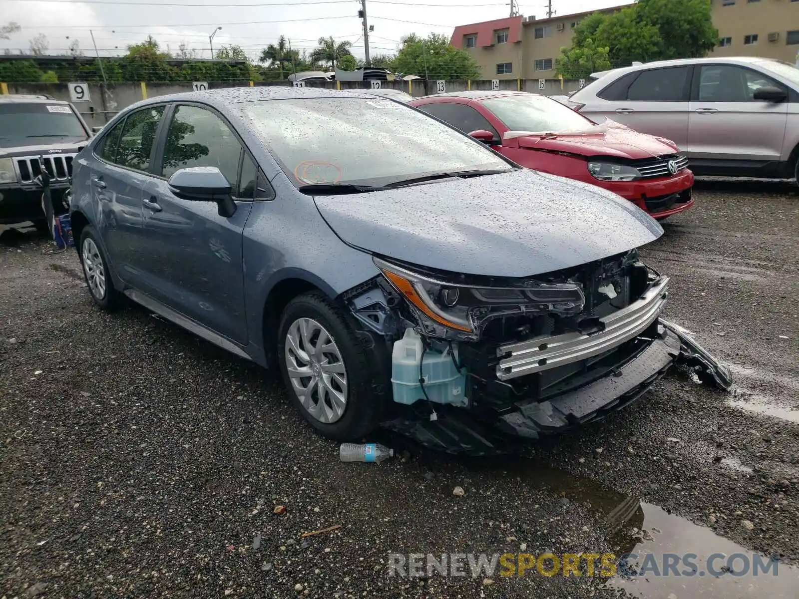 1 Photograph of a damaged car JTDS4MCE6MJ059954 TOYOTA COROLLA 2021