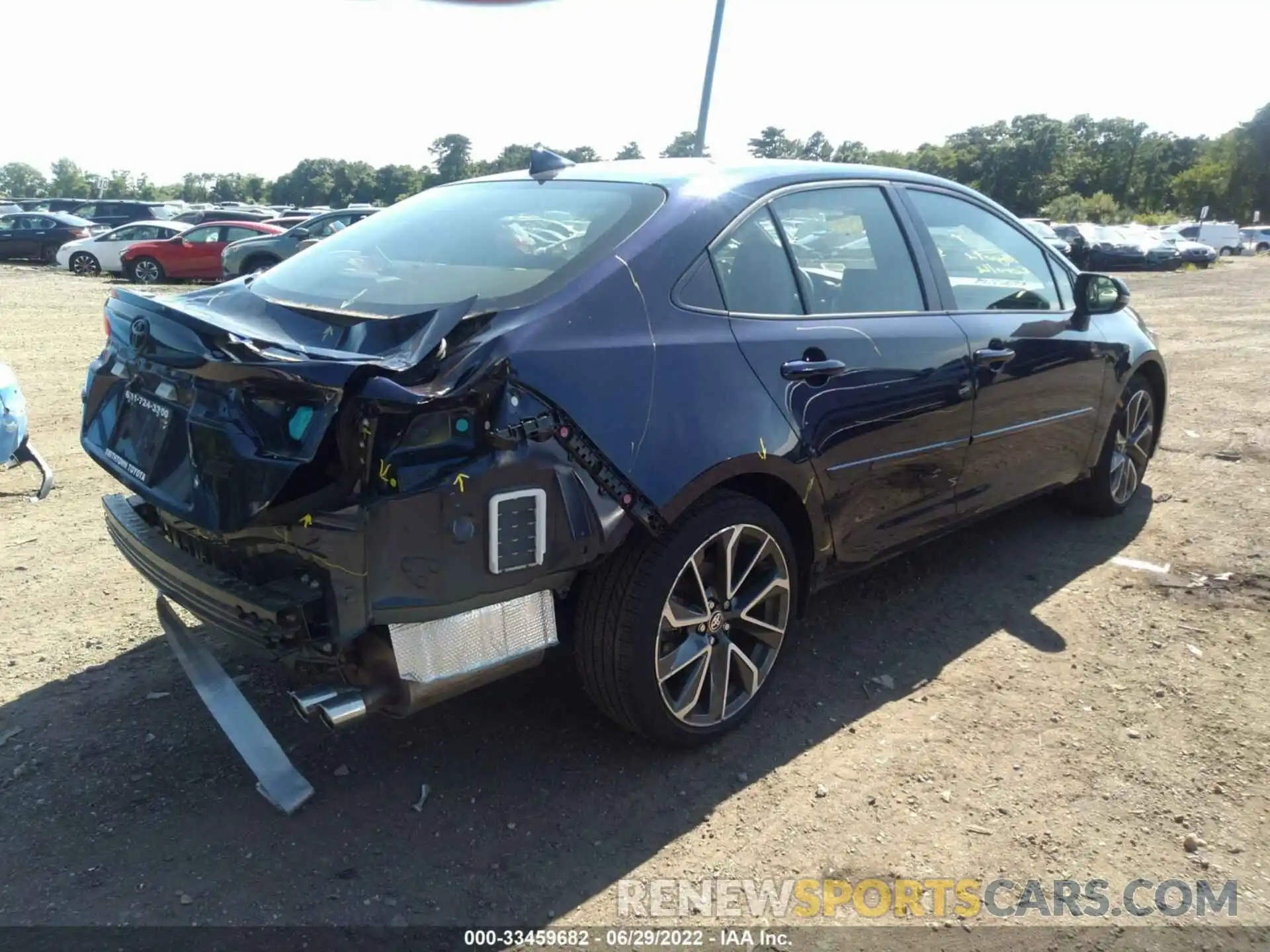 4 Photograph of a damaged car JTDS4MCE6MJ060473 TOYOTA COROLLA 2021