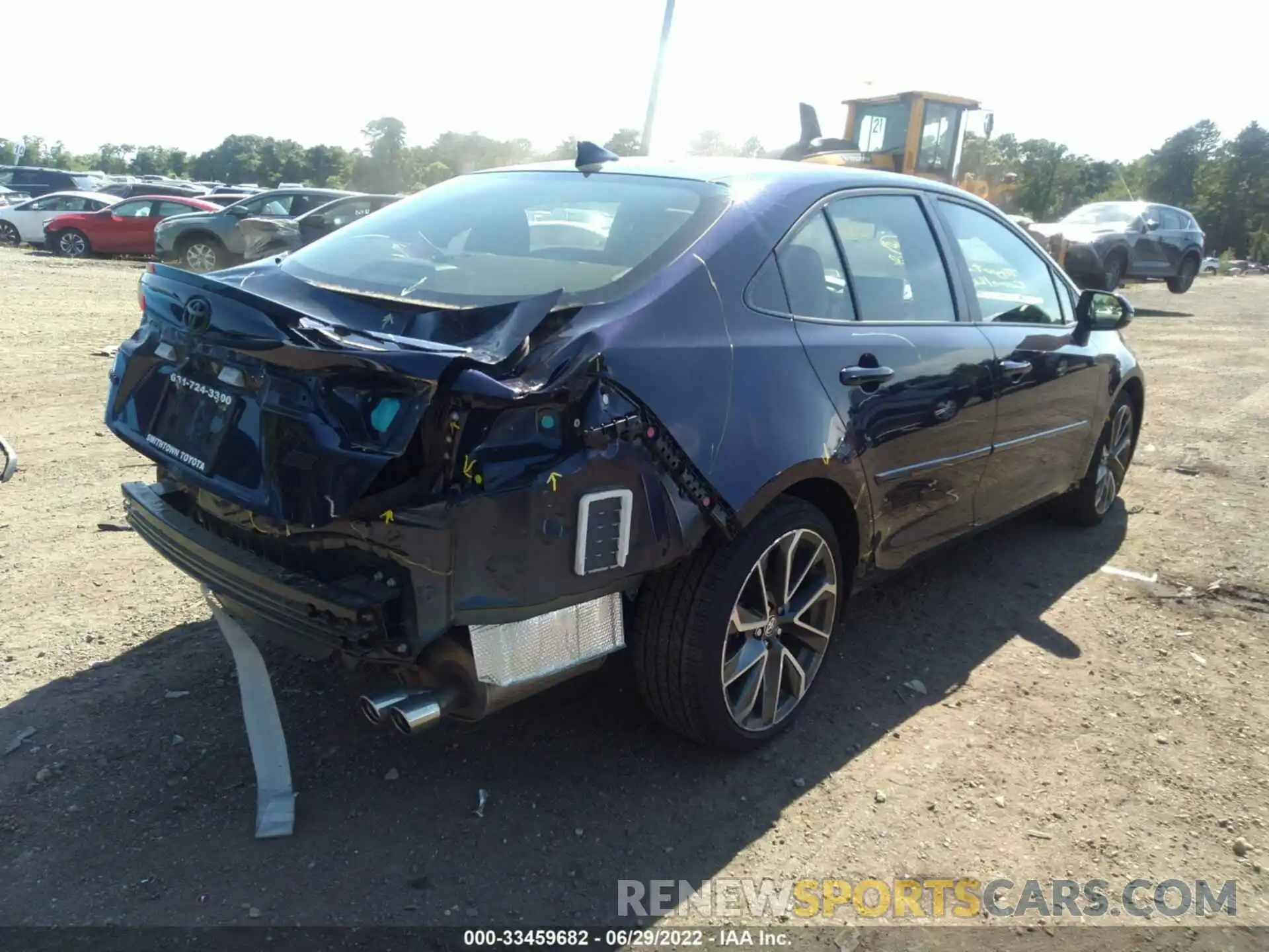 6 Photograph of a damaged car JTDS4MCE6MJ060473 TOYOTA COROLLA 2021