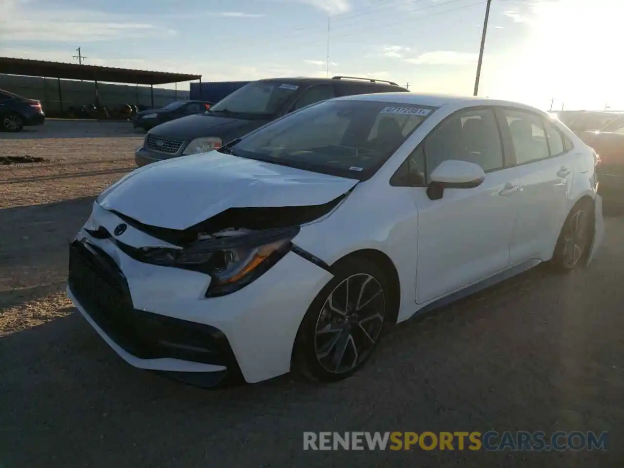 2 Photograph of a damaged car JTDS4MCE6MJ061123 TOYOTA COROLLA 2021