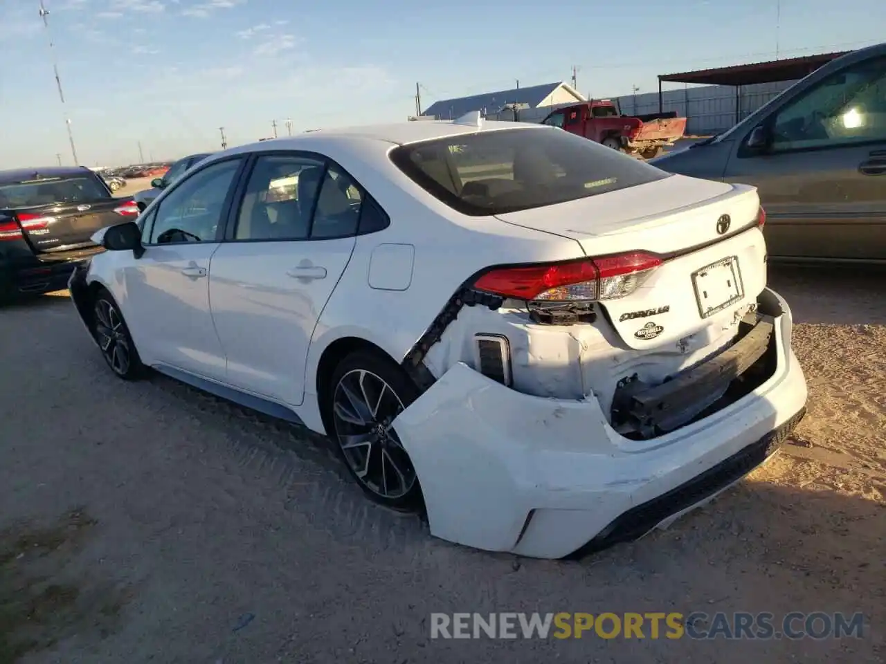 3 Photograph of a damaged car JTDS4MCE6MJ061123 TOYOTA COROLLA 2021