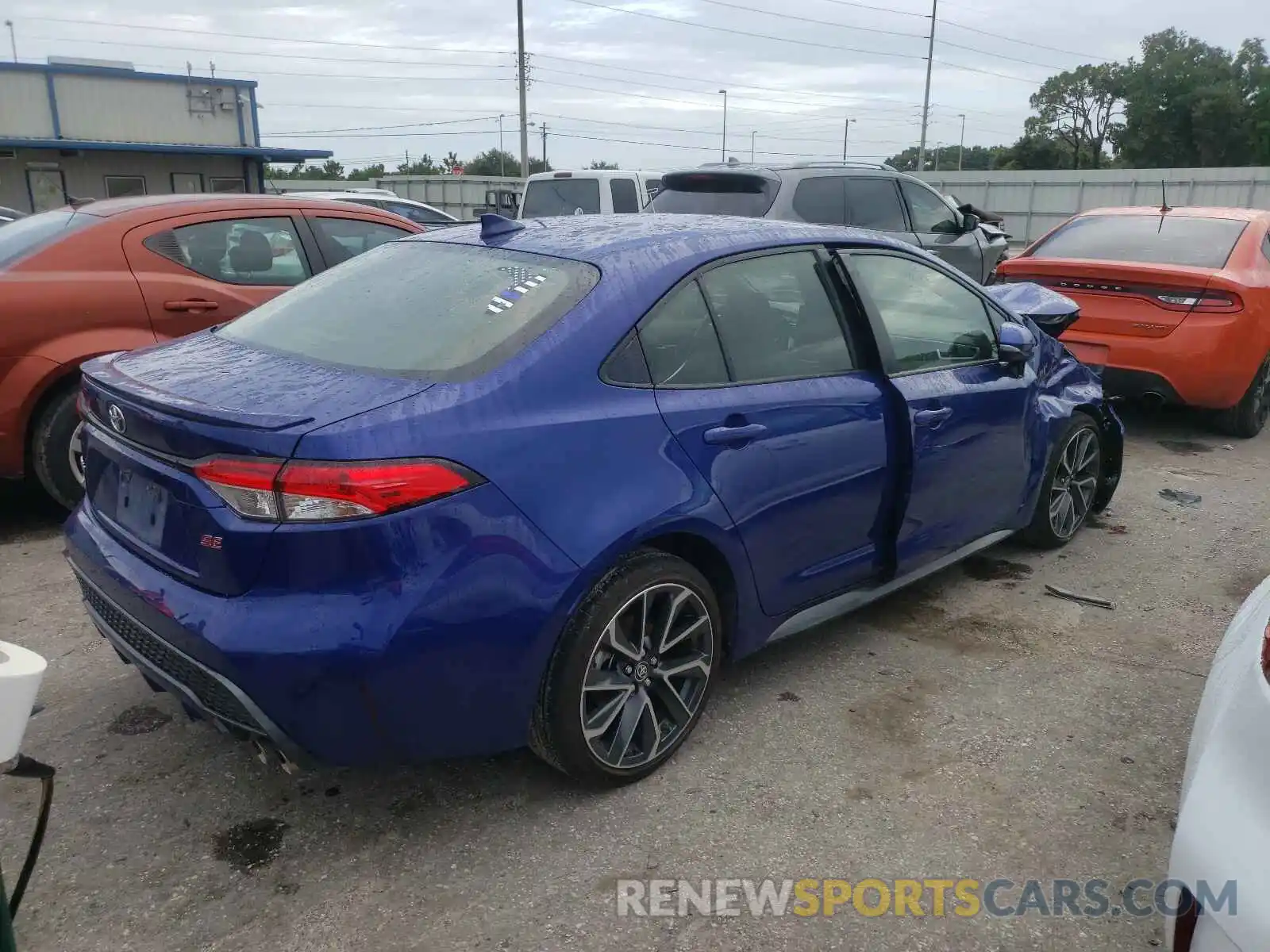 4 Photograph of a damaged car JTDS4MCE6MJ061610 TOYOTA COROLLA 2021