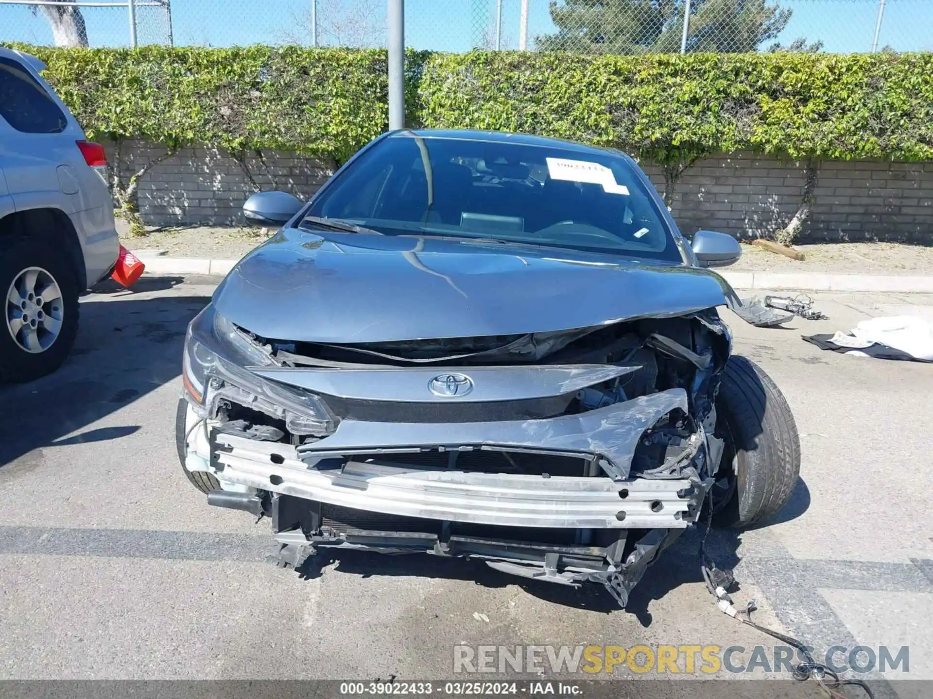 13 Photograph of a damaged car JTDS4MCE6MJ061672 TOYOTA COROLLA 2021