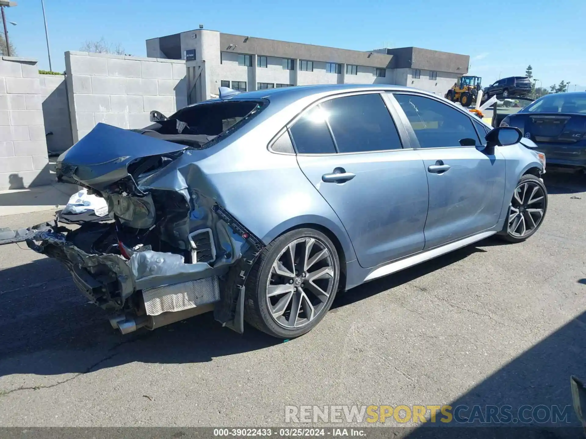 4 Photograph of a damaged car JTDS4MCE6MJ061672 TOYOTA COROLLA 2021