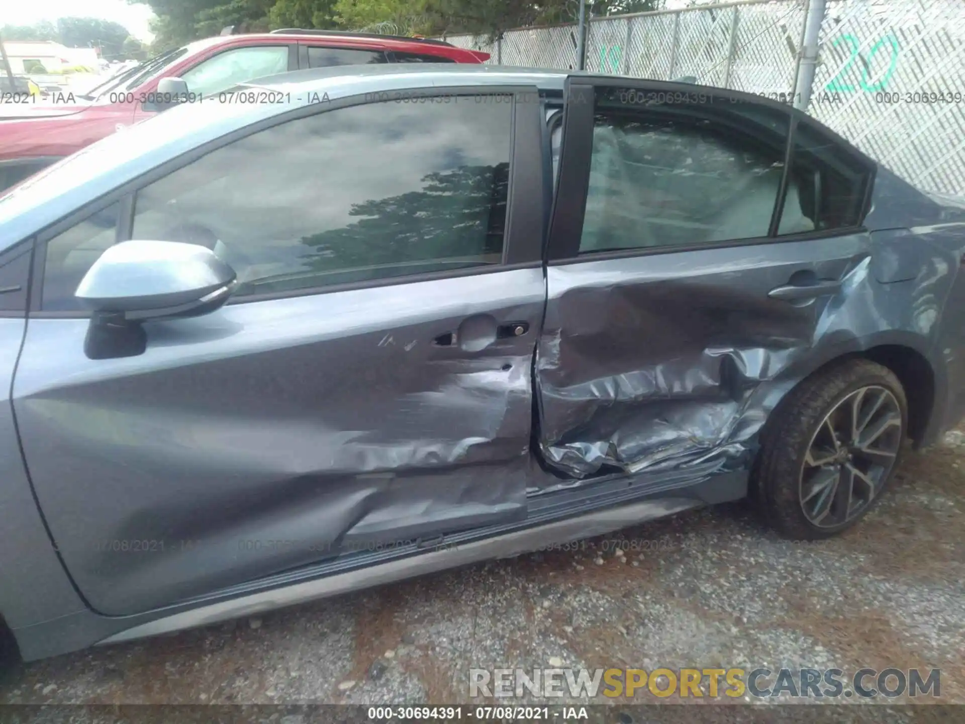 6 Photograph of a damaged car JTDS4MCE6MJ062742 TOYOTA COROLLA 2021