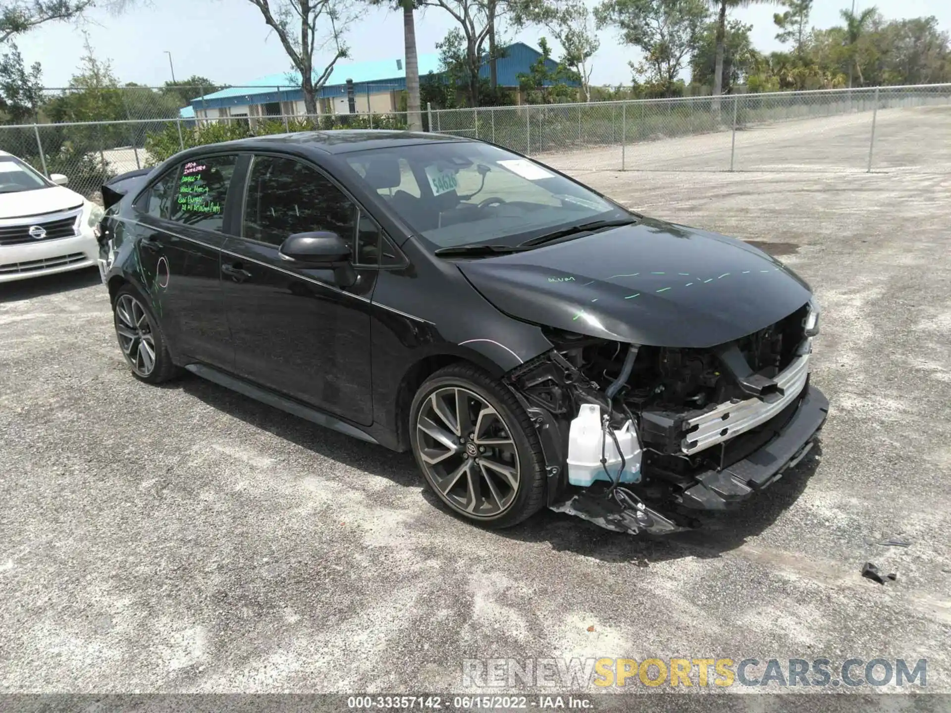 1 Photograph of a damaged car JTDS4MCE6MJ063423 TOYOTA COROLLA 2021