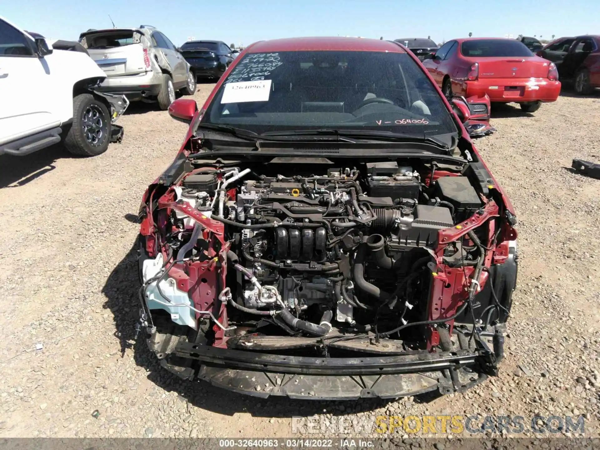 6 Photograph of a damaged car JTDS4MCE6MJ064006 TOYOTA COROLLA 2021