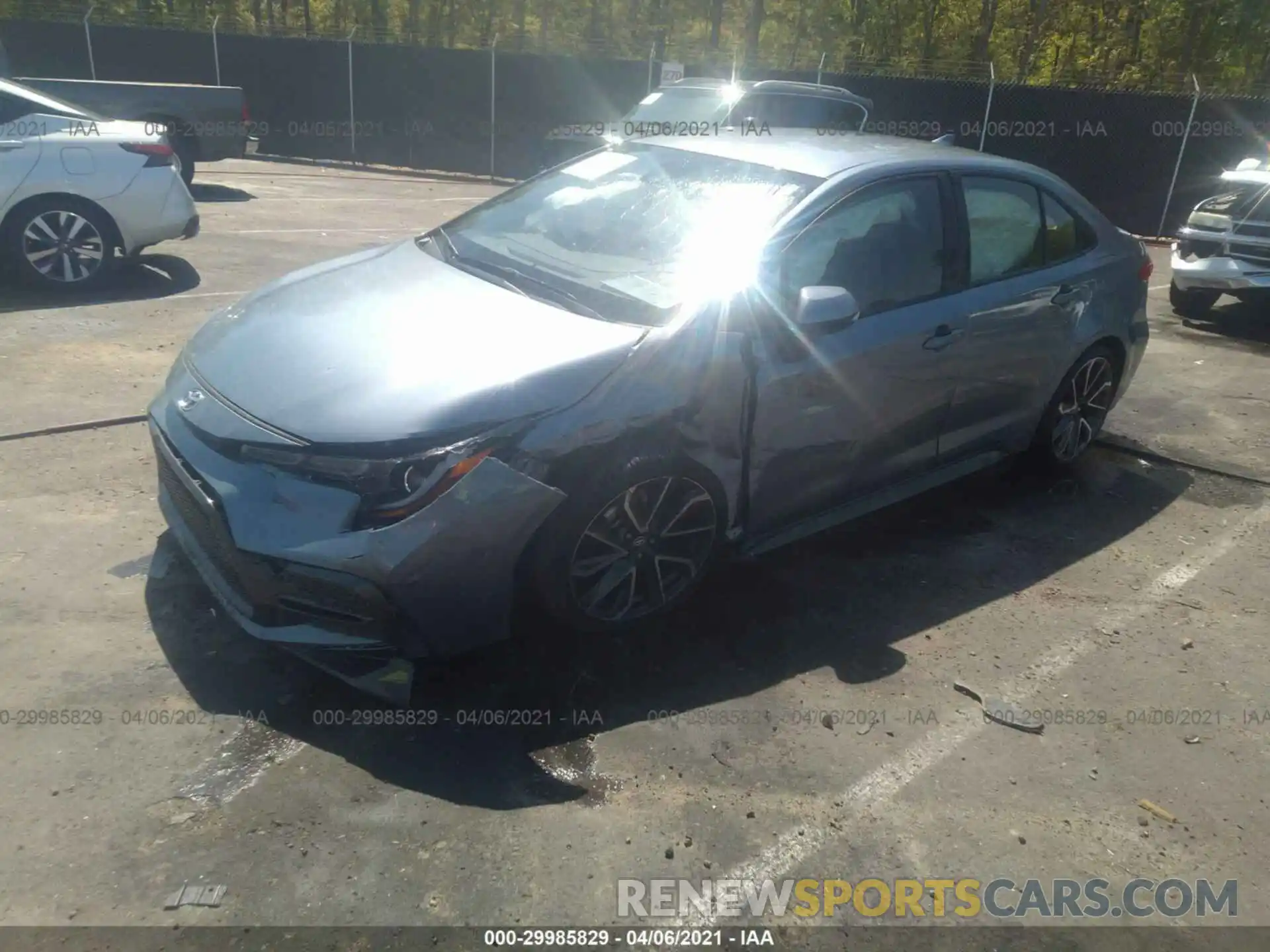 2 Photograph of a damaged car JTDS4MCE6MJ064345 TOYOTA COROLLA 2021