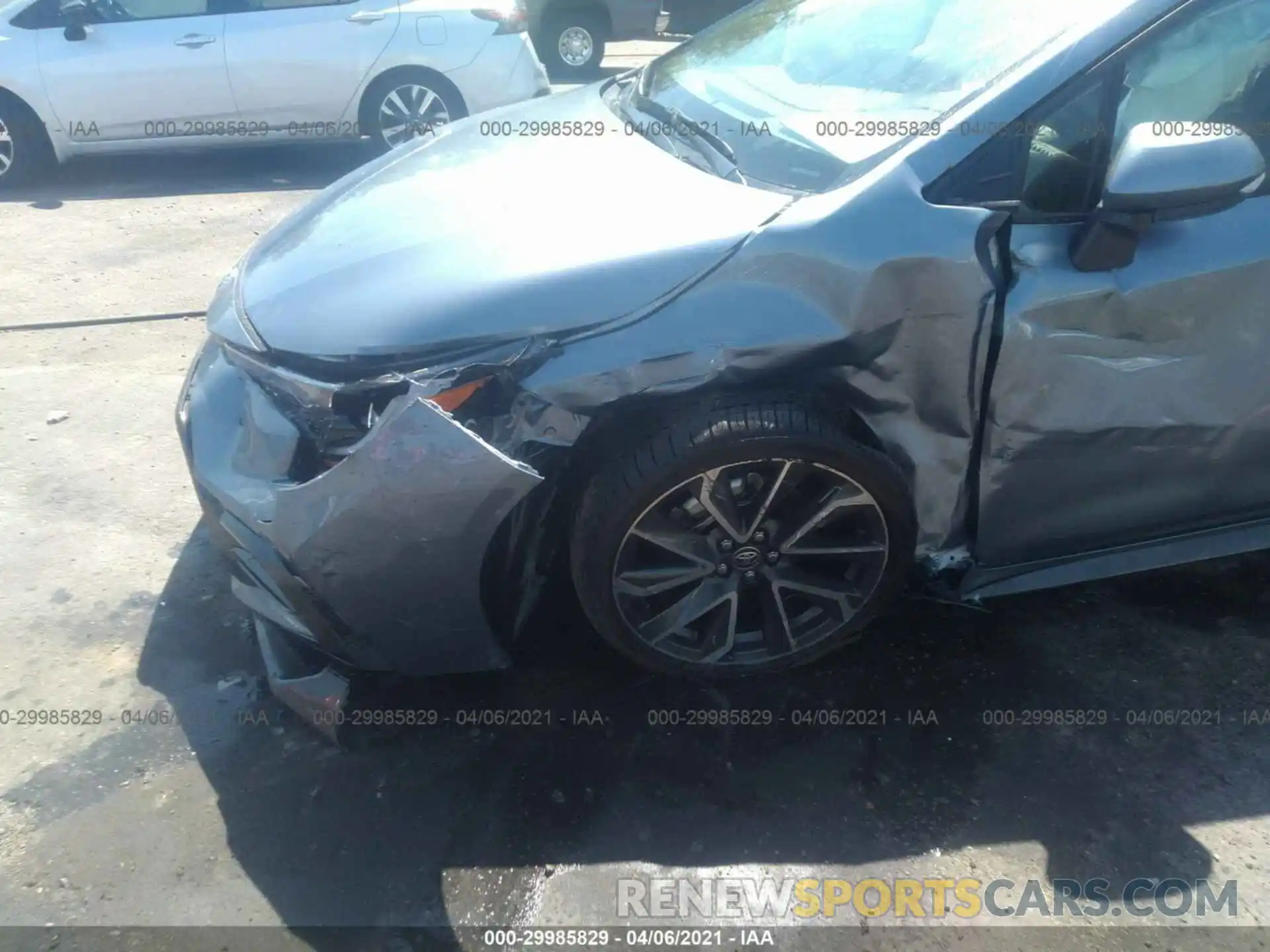 6 Photograph of a damaged car JTDS4MCE6MJ064345 TOYOTA COROLLA 2021