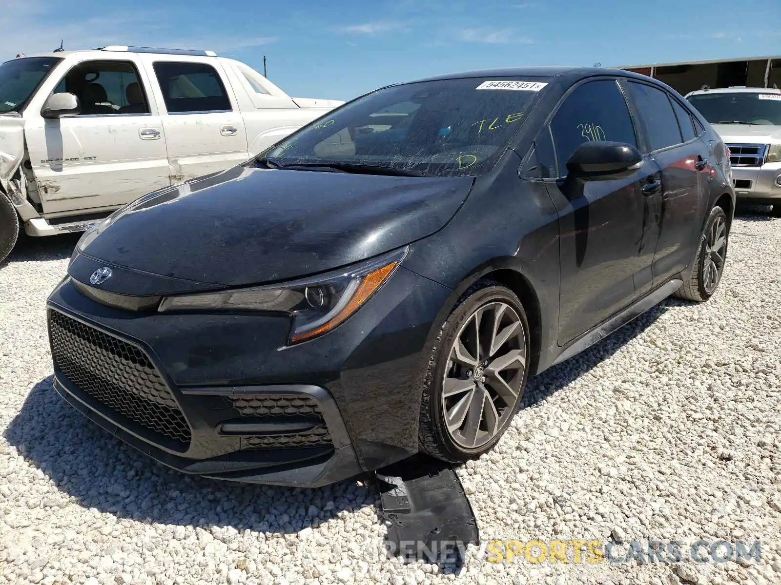 2 Photograph of a damaged car JTDS4MCE6MJ064376 TOYOTA COROLLA 2021