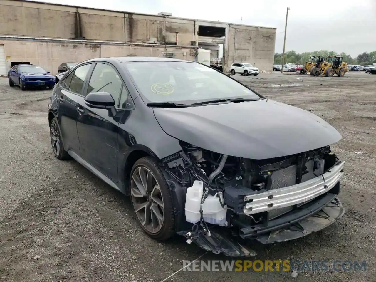 1 Photograph of a damaged car JTDS4MCE6MJ064961 TOYOTA COROLLA 2021