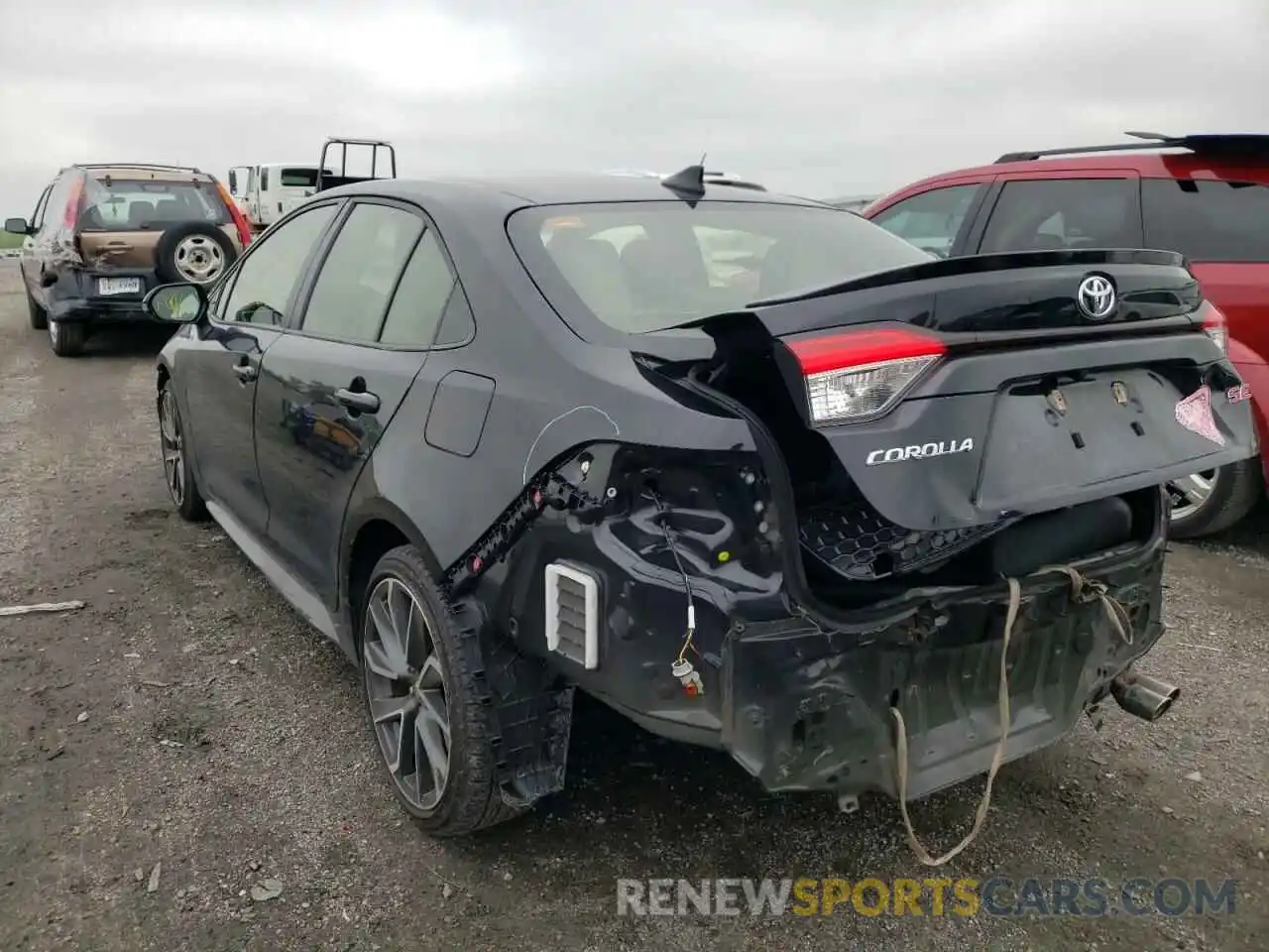 3 Photograph of a damaged car JTDS4MCE6MJ064961 TOYOTA COROLLA 2021