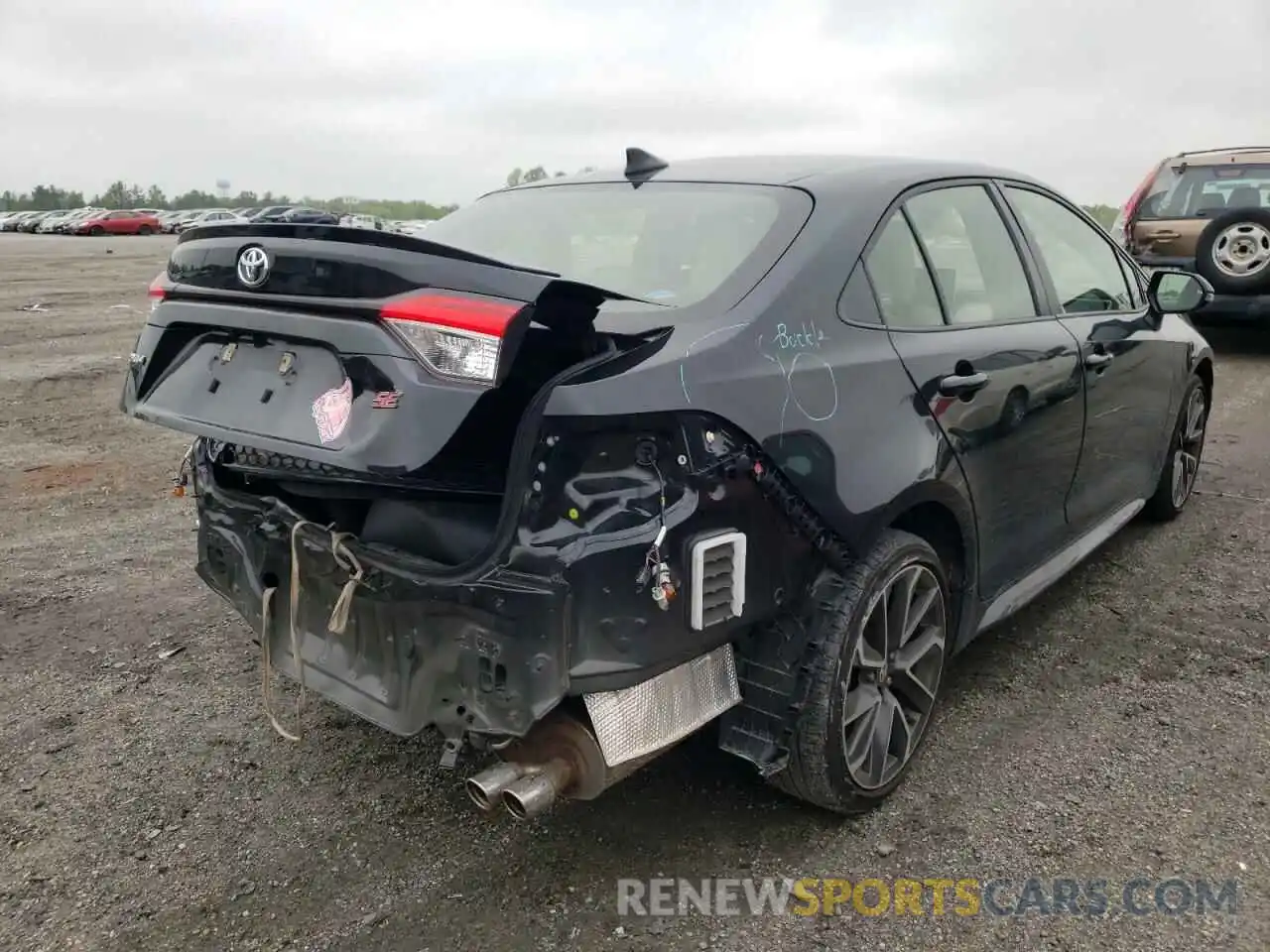 4 Photograph of a damaged car JTDS4MCE6MJ064961 TOYOTA COROLLA 2021