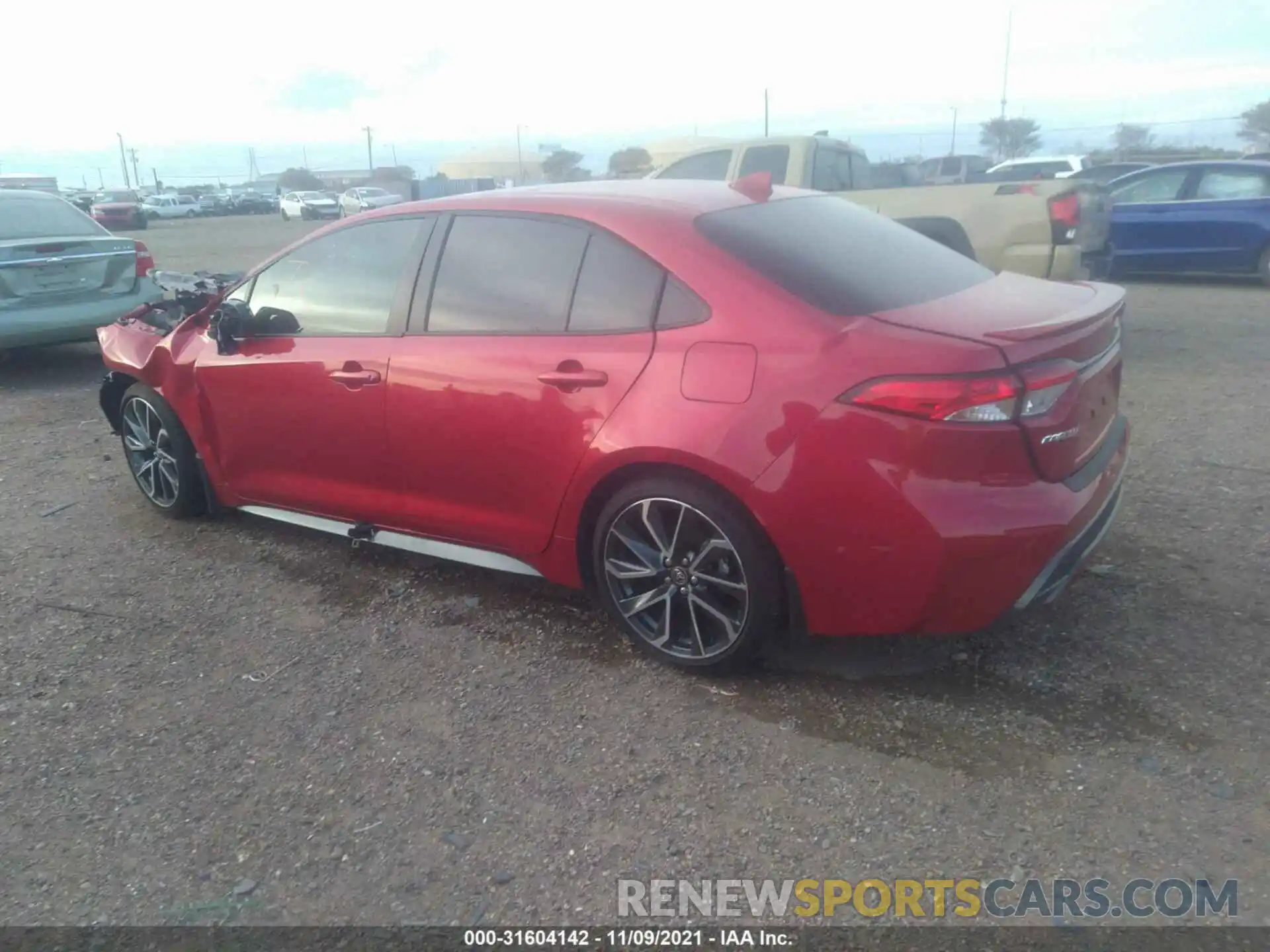 3 Photograph of a damaged car JTDS4MCE6MJ065673 TOYOTA COROLLA 2021