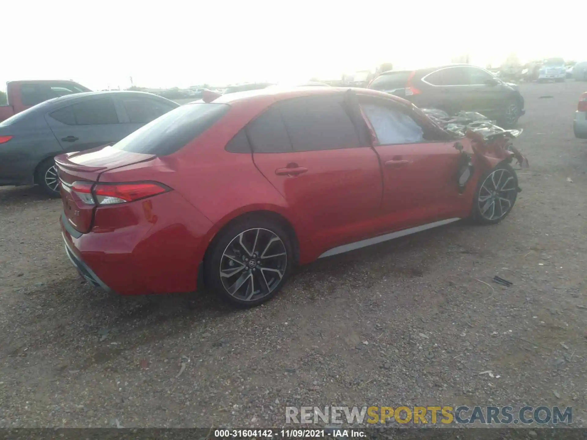 4 Photograph of a damaged car JTDS4MCE6MJ065673 TOYOTA COROLLA 2021