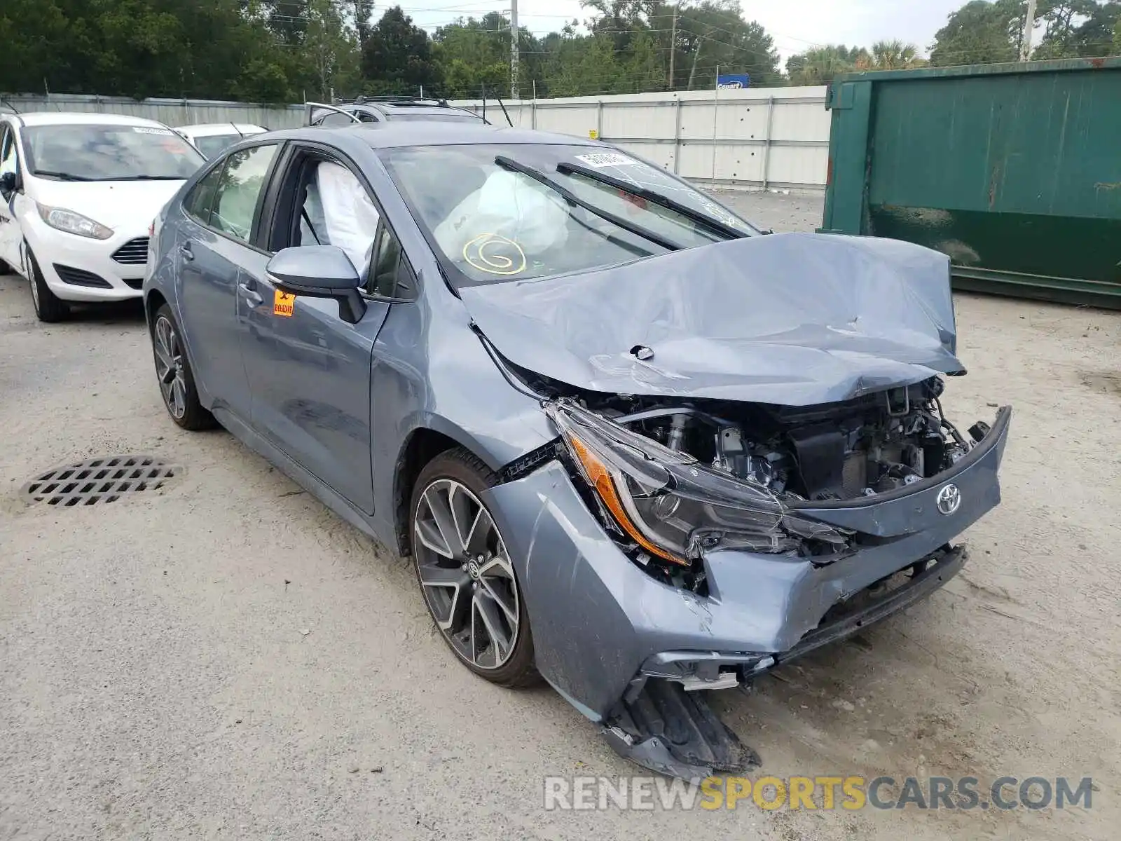 1 Photograph of a damaged car JTDS4MCE6MJ065902 TOYOTA COROLLA 2021