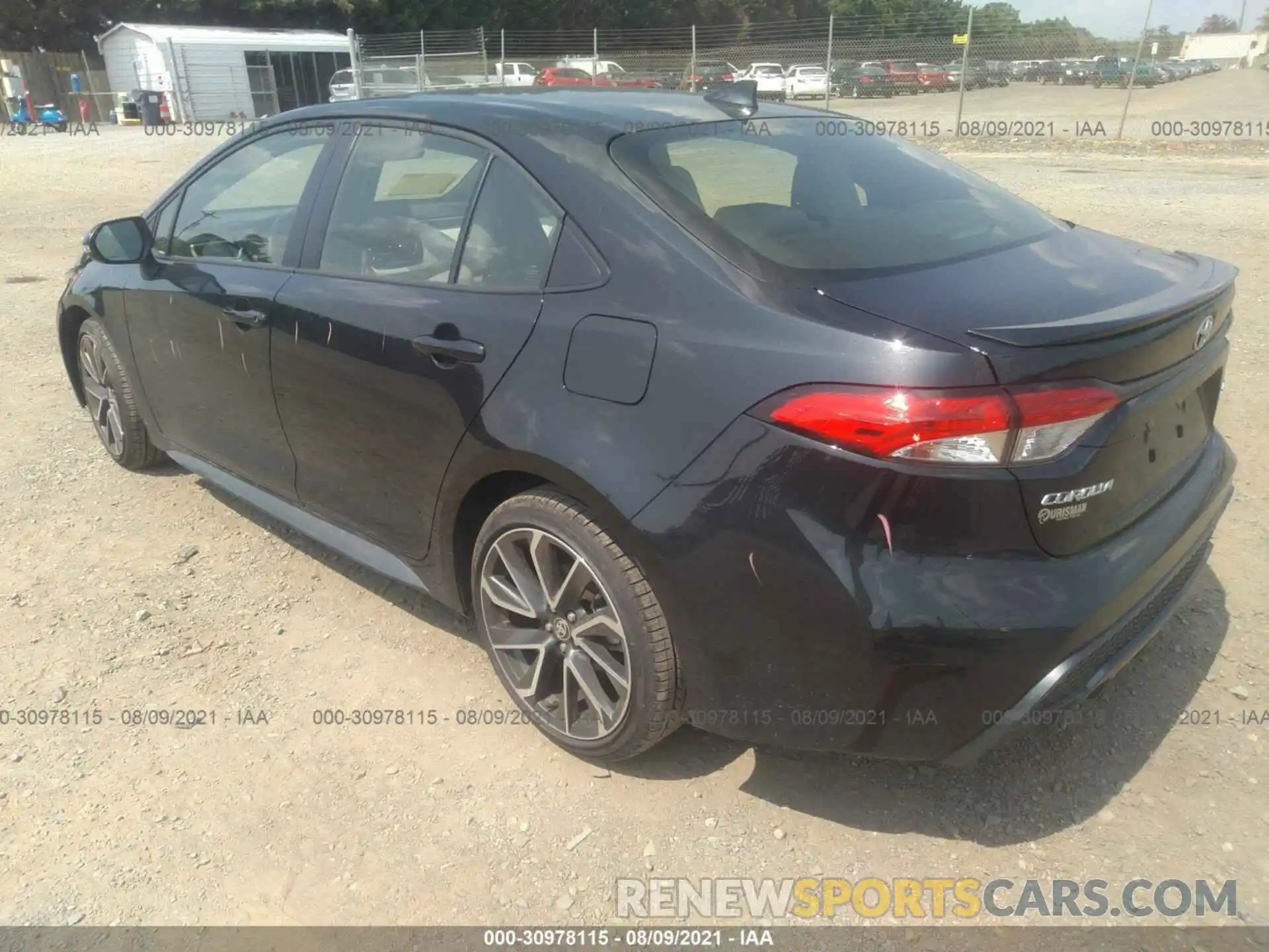 3 Photograph of a damaged car JTDS4MCE6MJ066032 TOYOTA COROLLA 2021