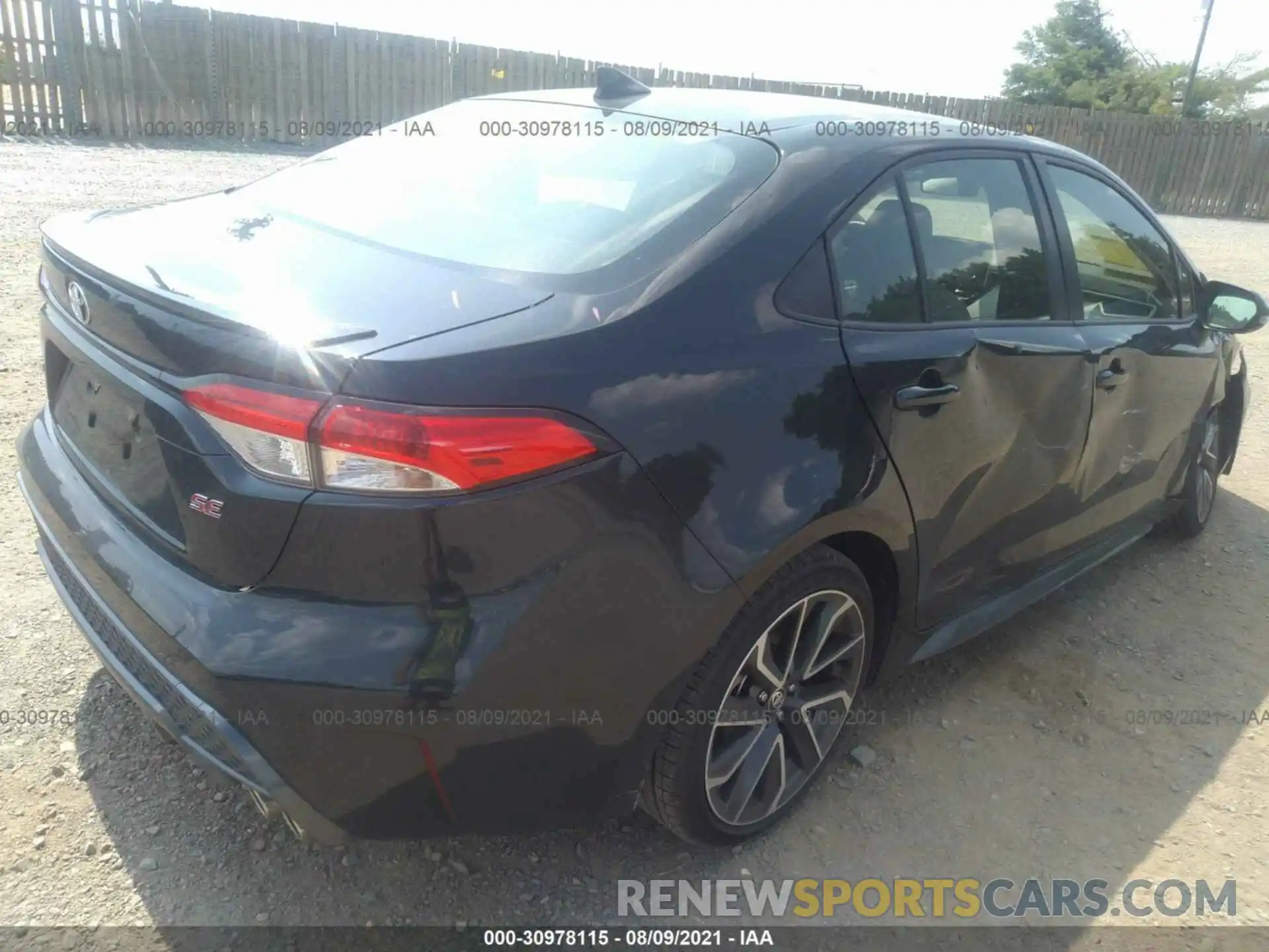 4 Photograph of a damaged car JTDS4MCE6MJ066032 TOYOTA COROLLA 2021